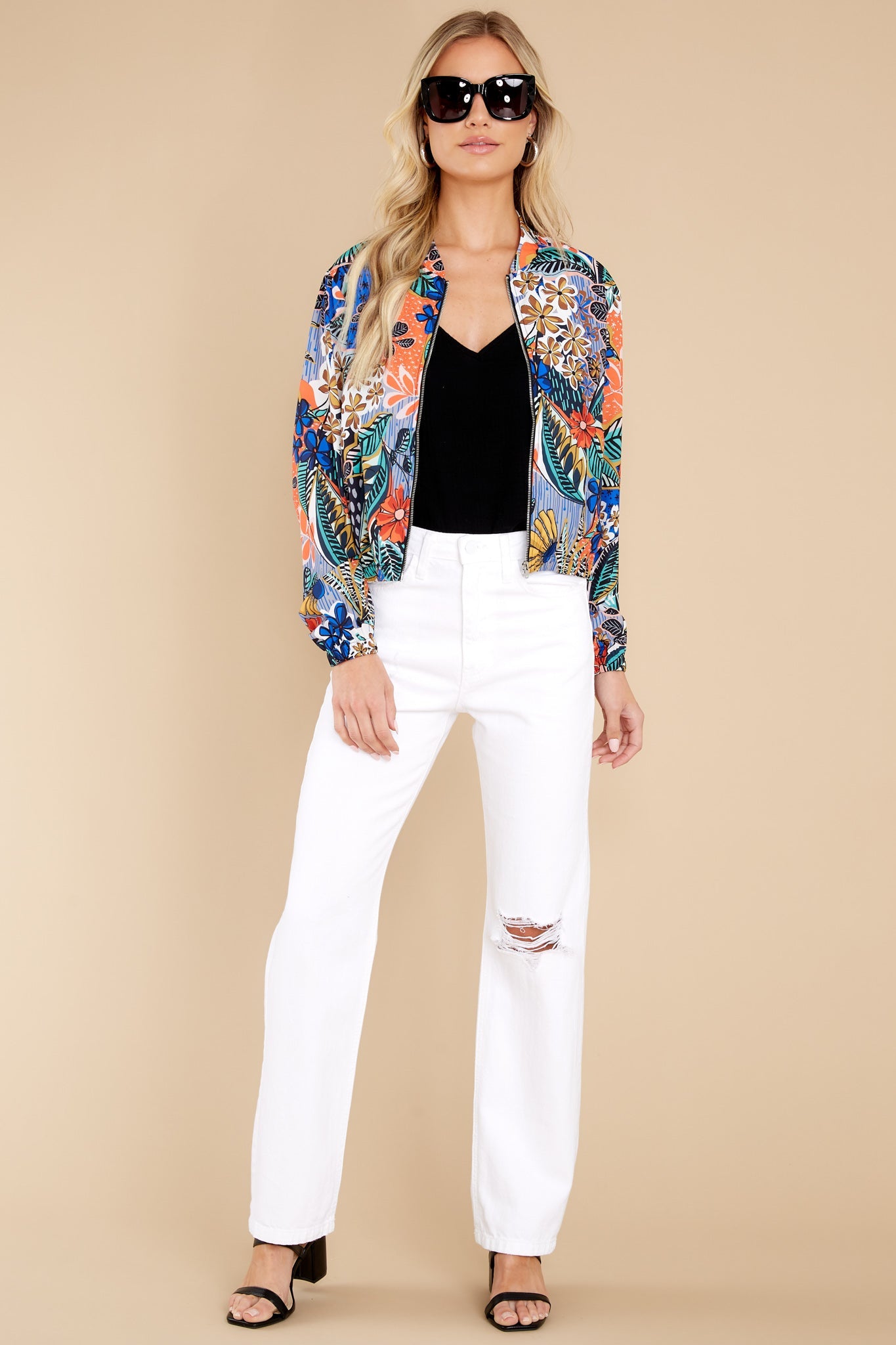 Take A Number Multicolour Henry Printed Jacket