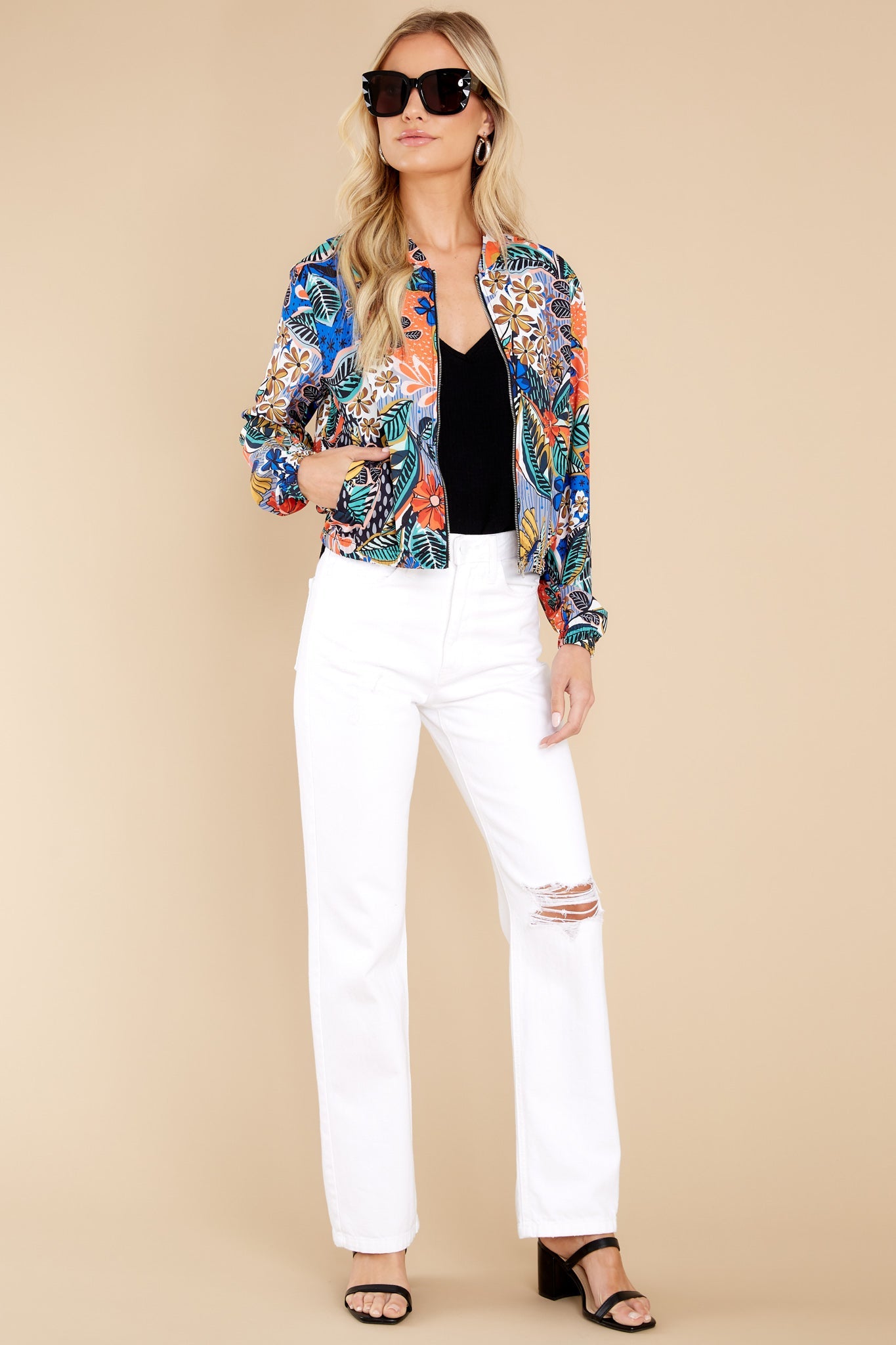 Take A Number Multicolour Henry Printed Jacket