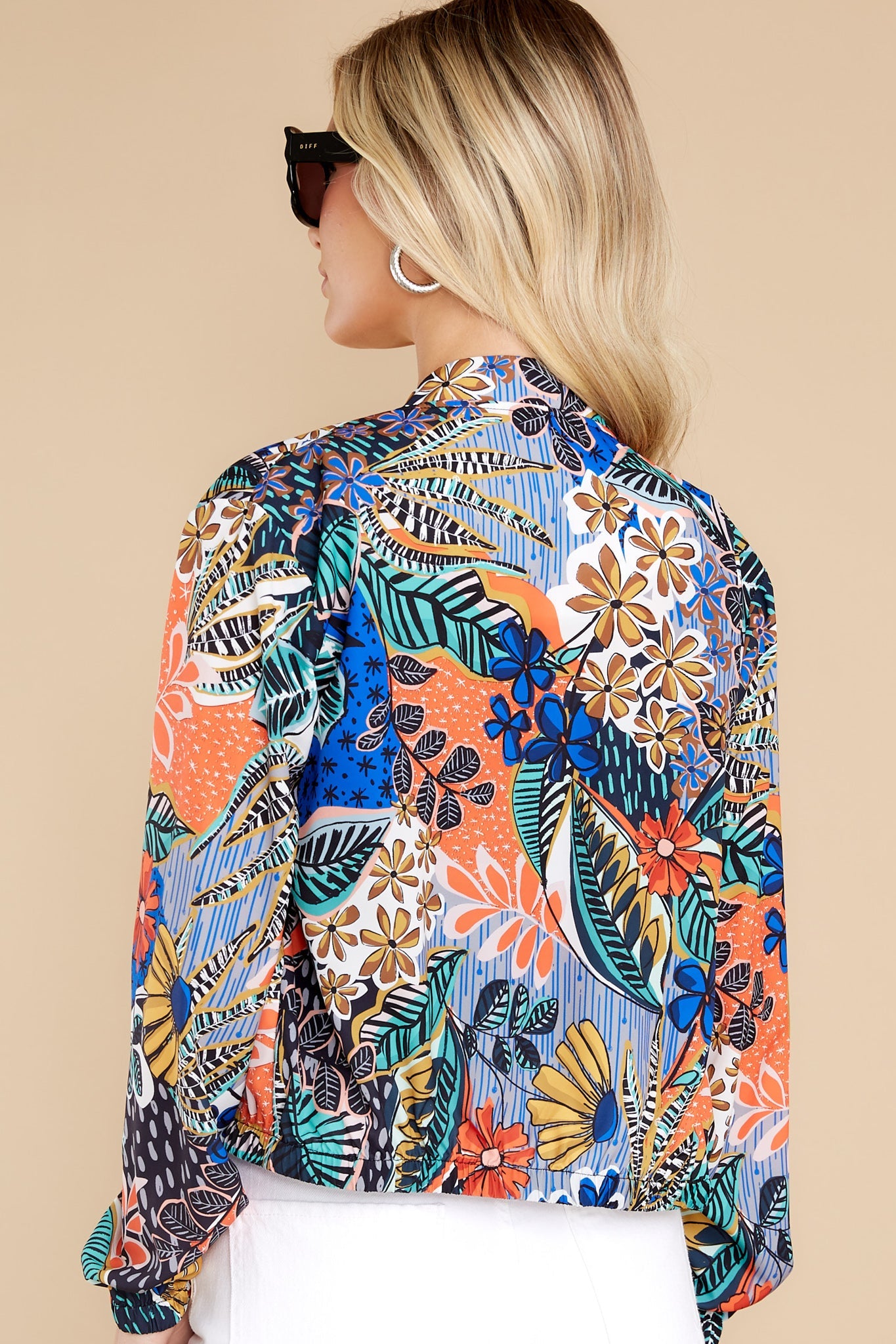 Take A Number Multicolour Henry Printed Jacket