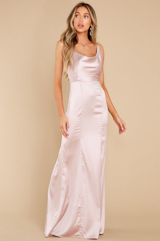 Inner Radiance Blush Pink Maxi Dress