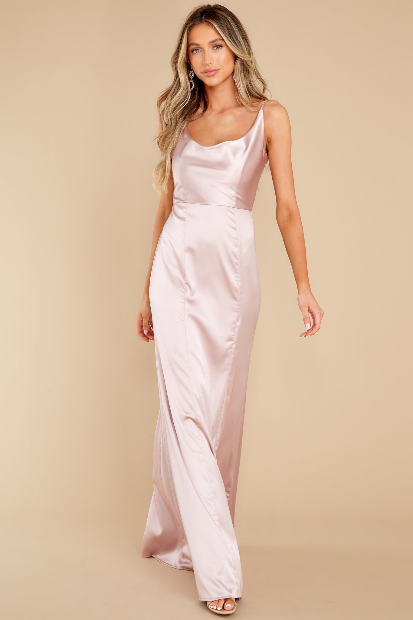 Inner Radiance Blush Pink Maxi Dress