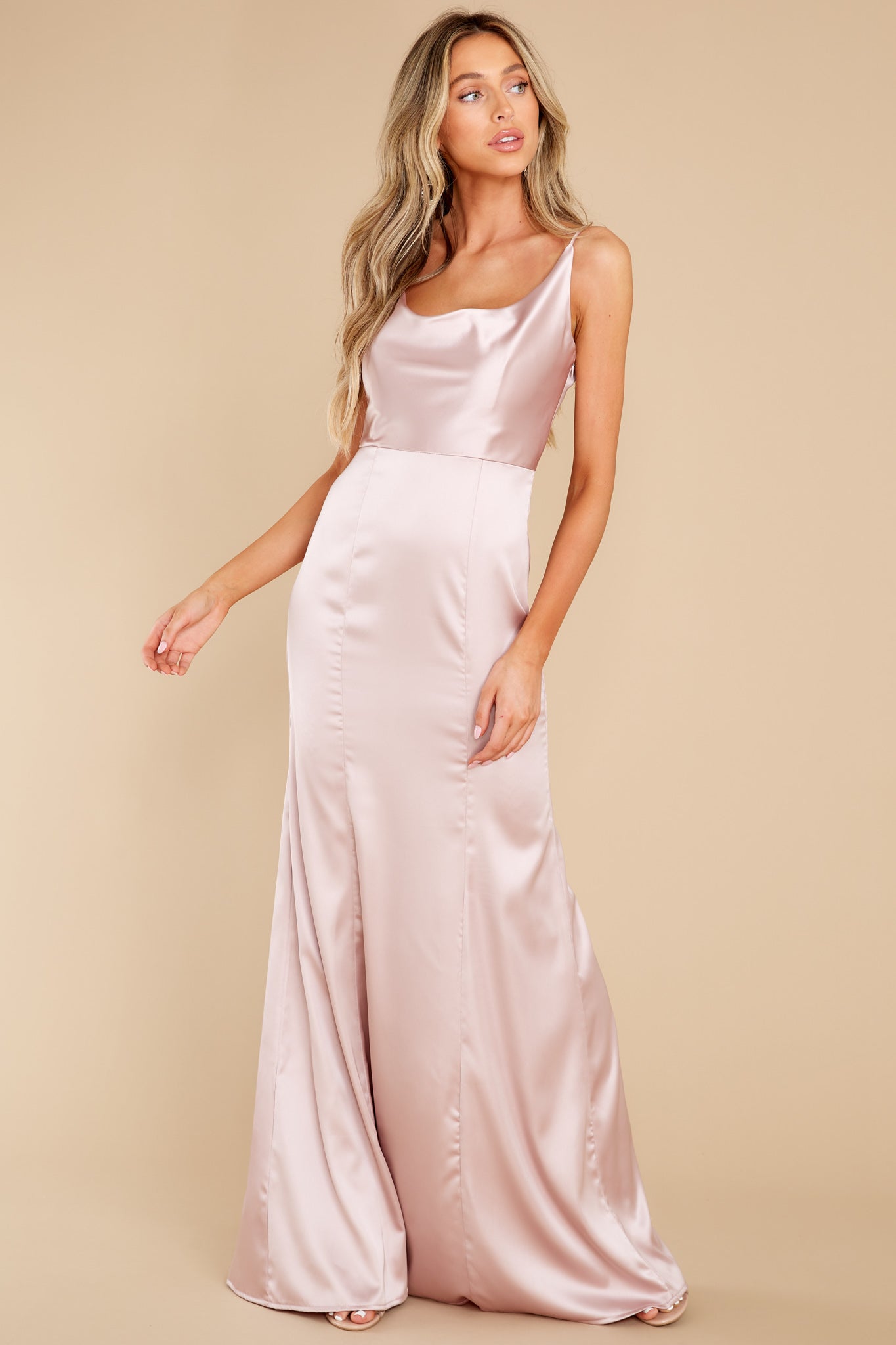 Inner Radiance Blush Pink Maxi Dress