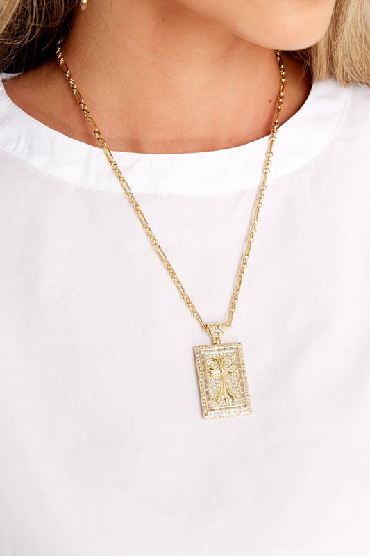 Divine Gems Gold Necklace