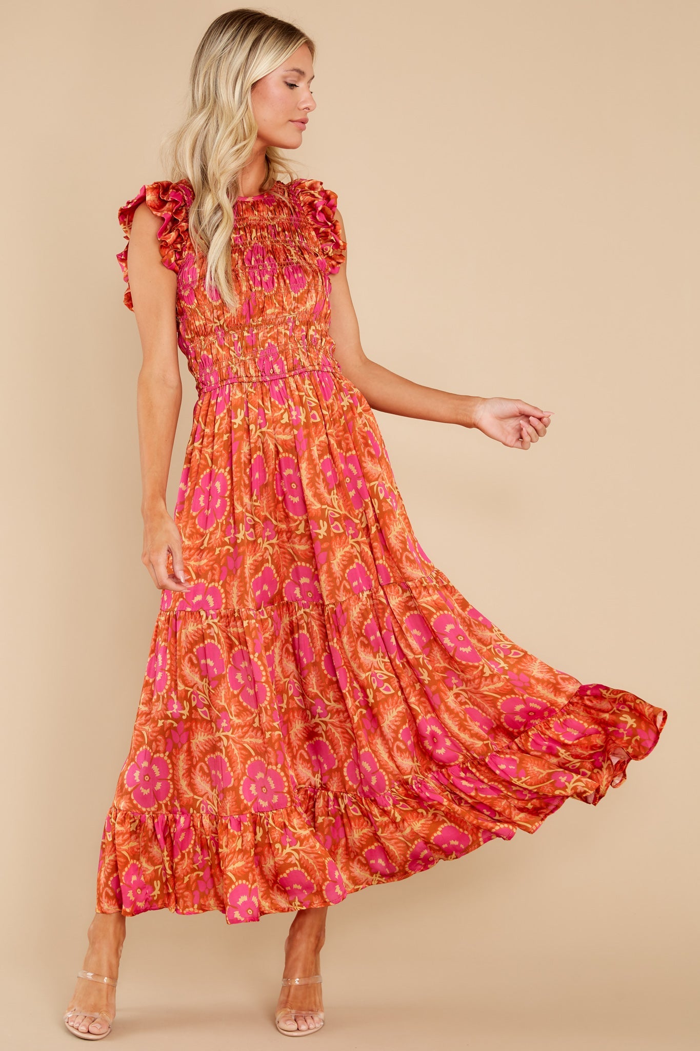 Giselle Floral Ankle Dress