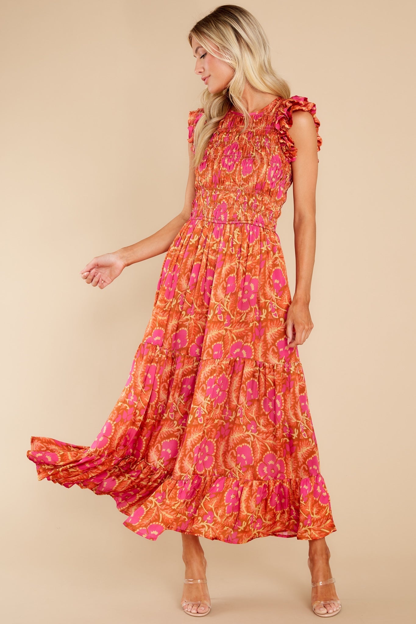 Giselle Floral Ankle Dress