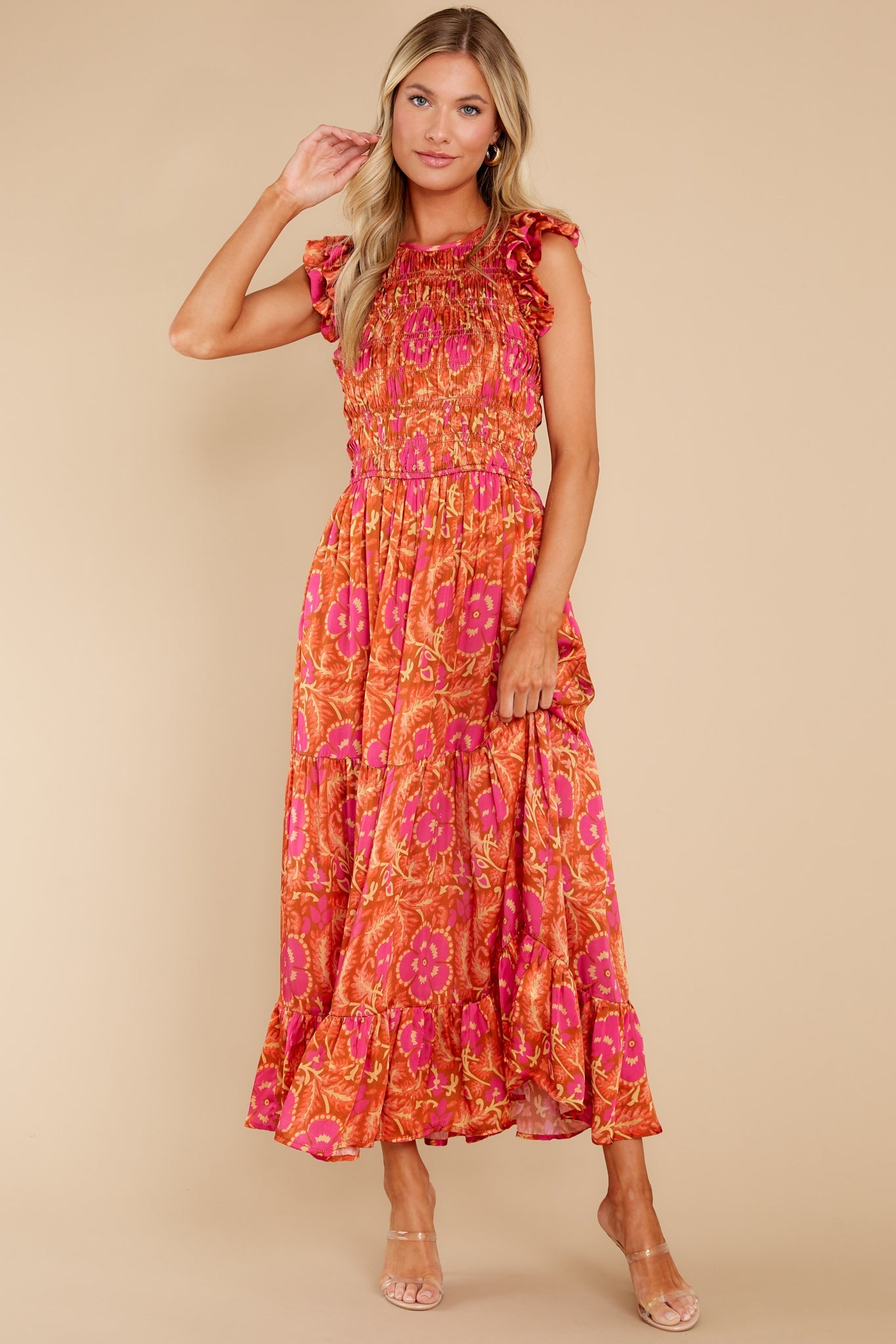 Giselle Floral Ankle Dress