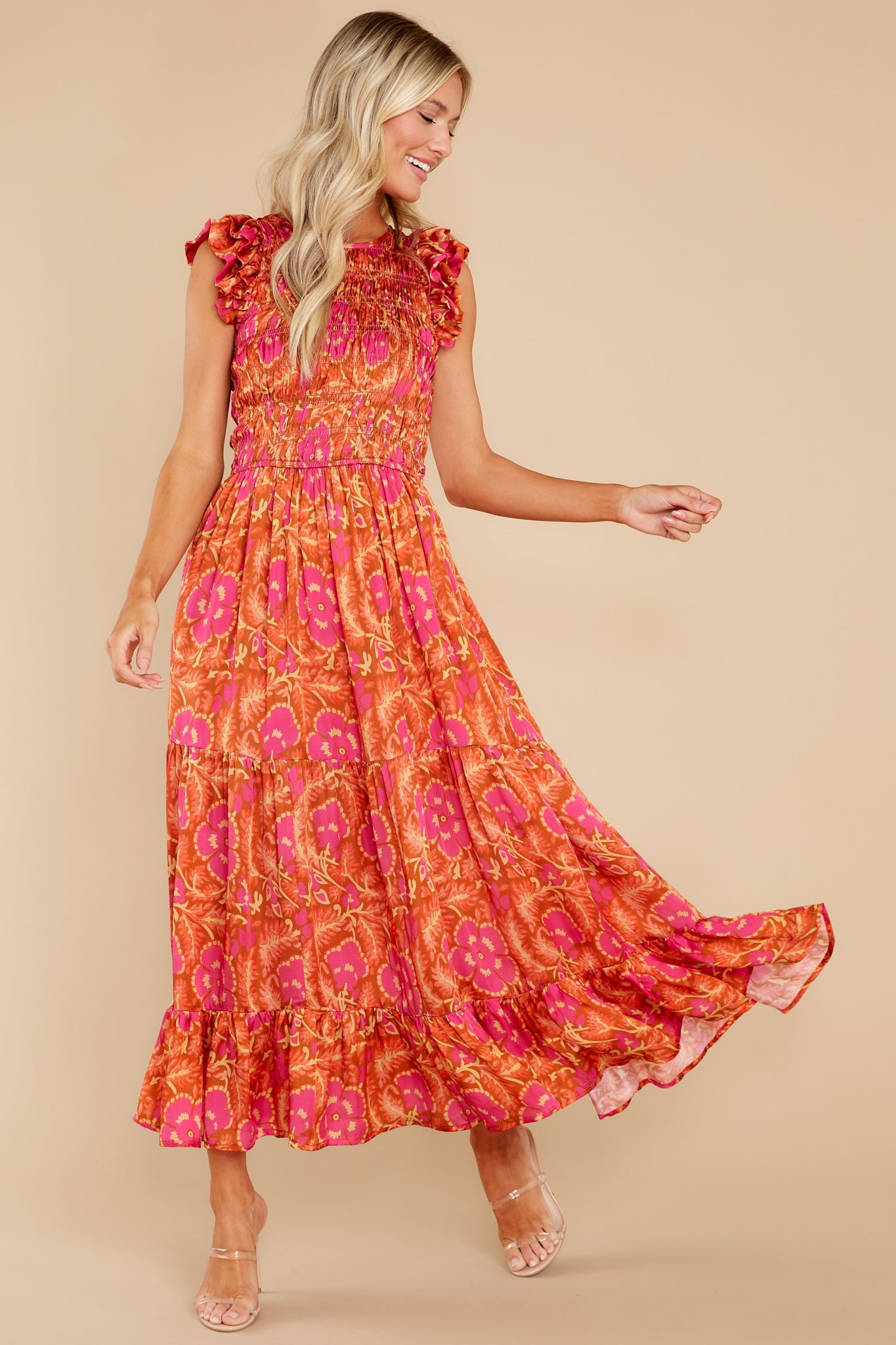 Giselle Floral Ankle Dress