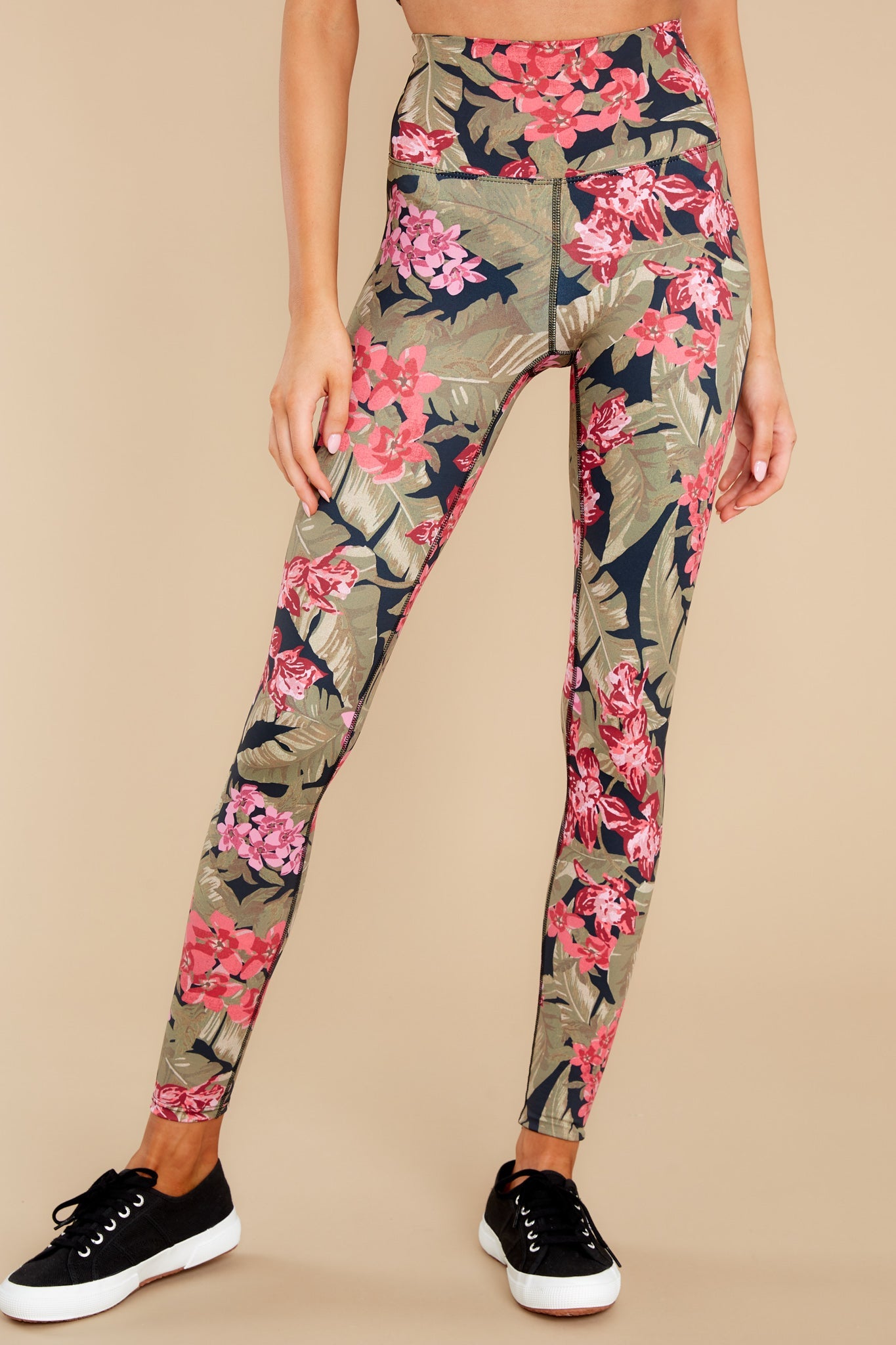 Piper Fuchsia Orchid Legging