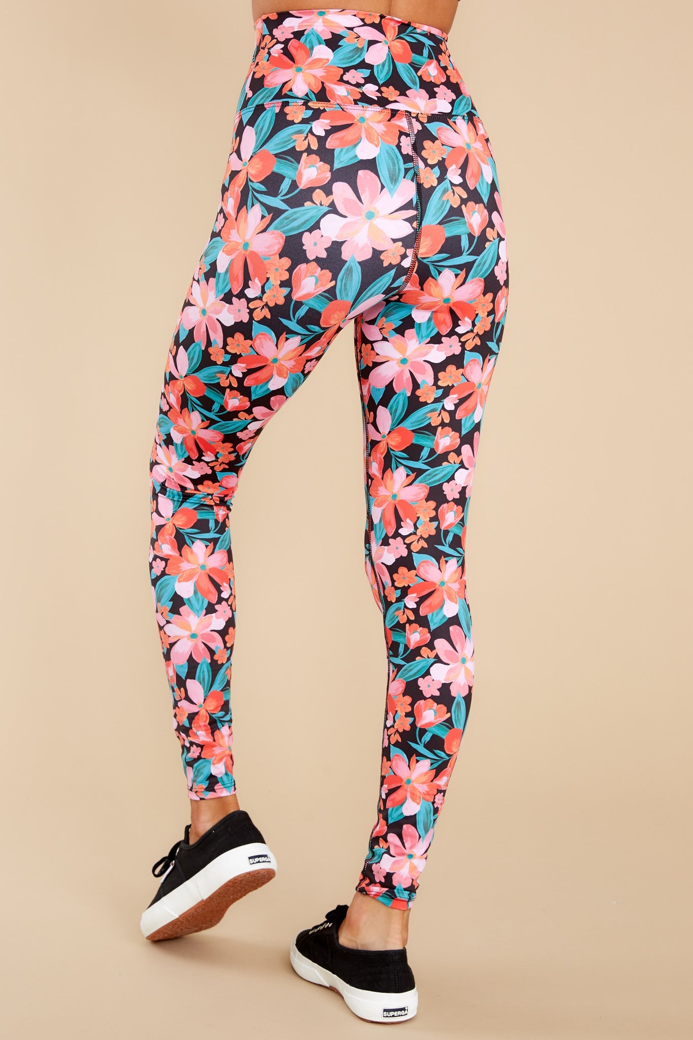 Piper Fiery Plumeria Legging