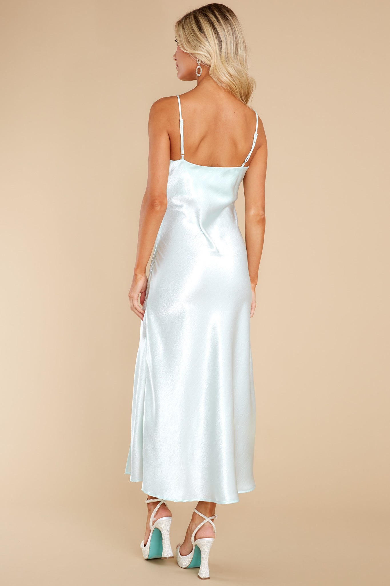Divine Elegance Mint Midi Dress
