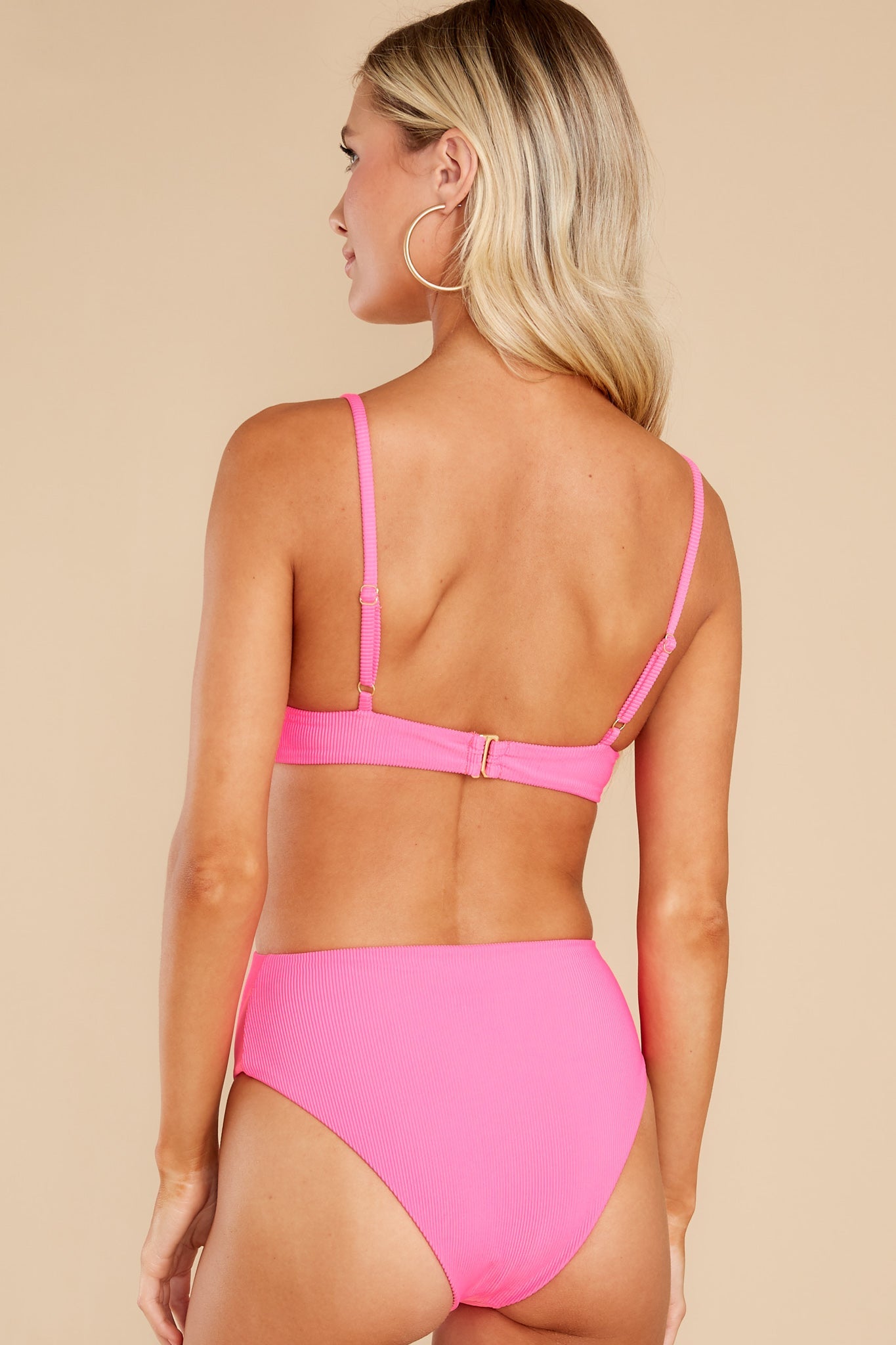 Kirsten Neon Pink One Piece