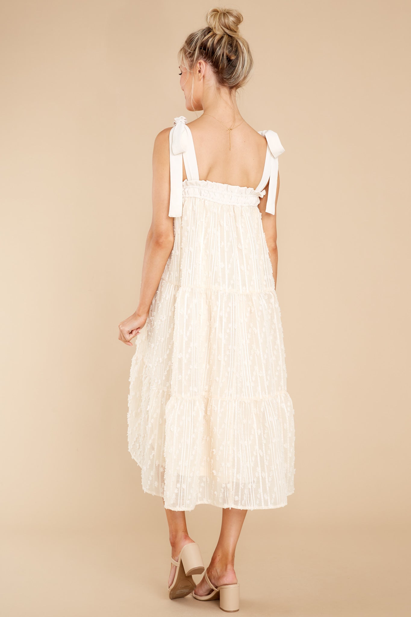 Sweet Lady Ivory Midi Dress