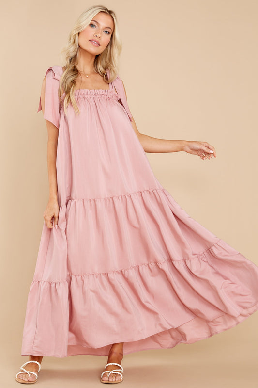 Starry Skies Blush Maxi Dress