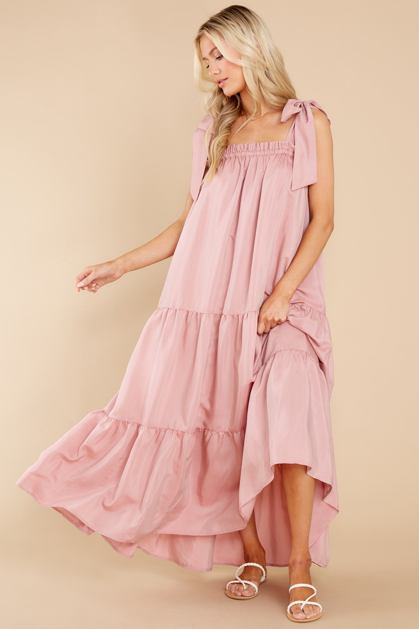 Starry Skies Blush Maxi Dress