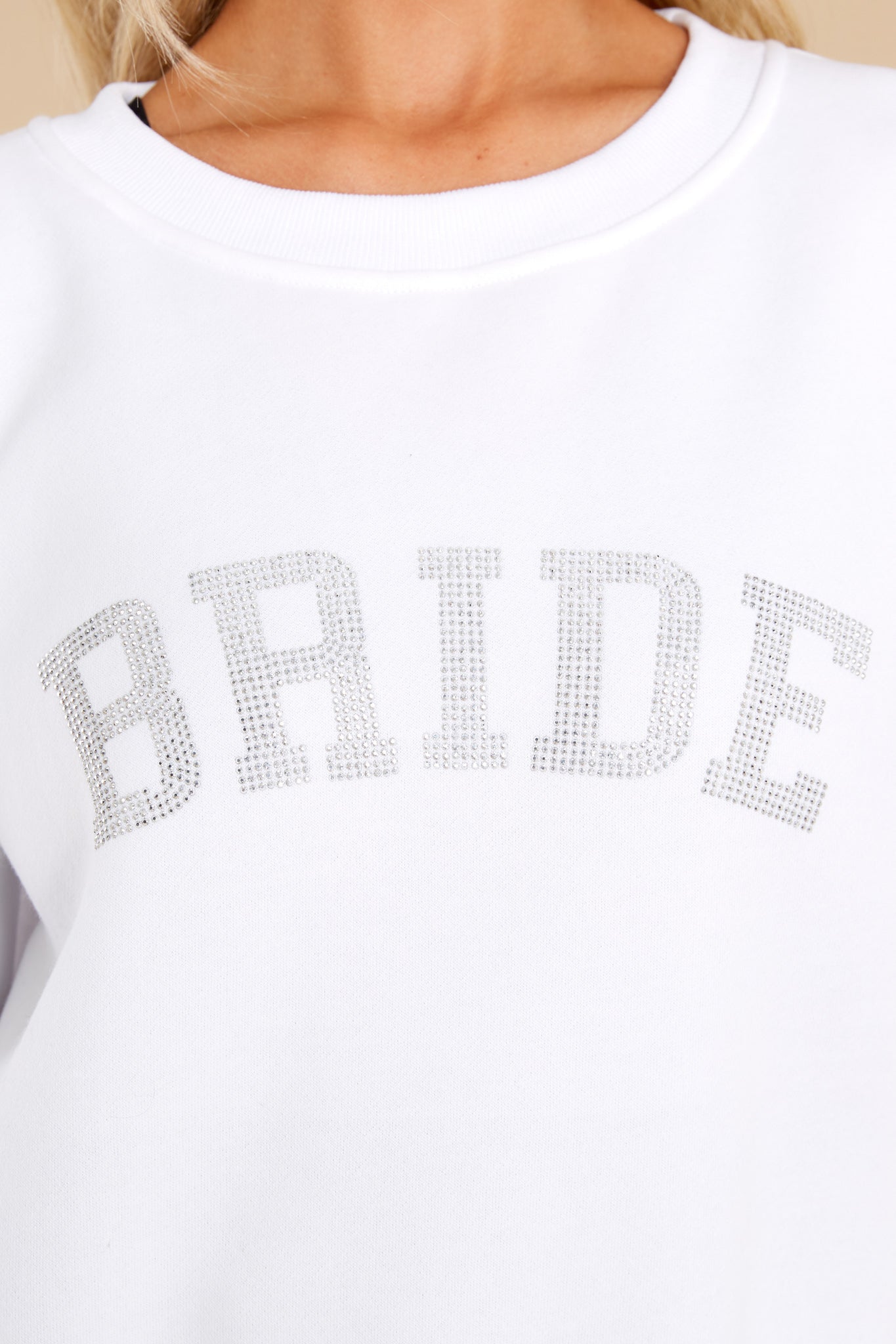 Meet Me At The Altar White Sweatshirt