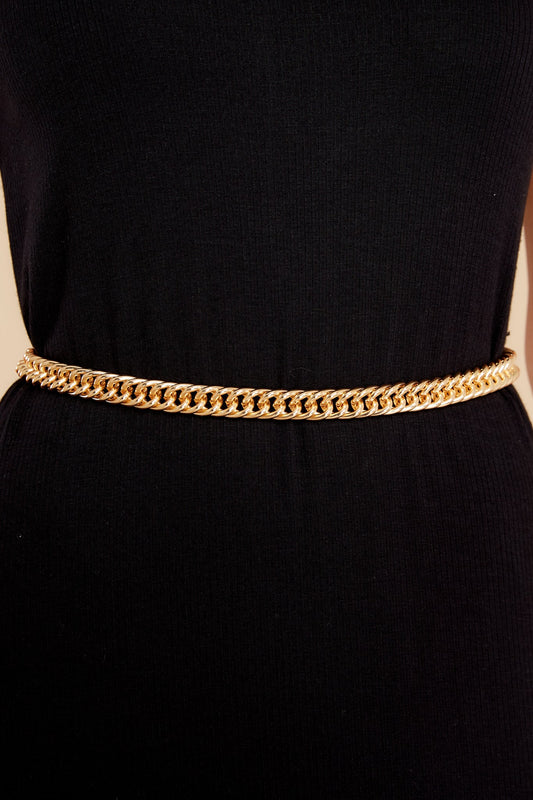 Share The News Gold Chain Belt