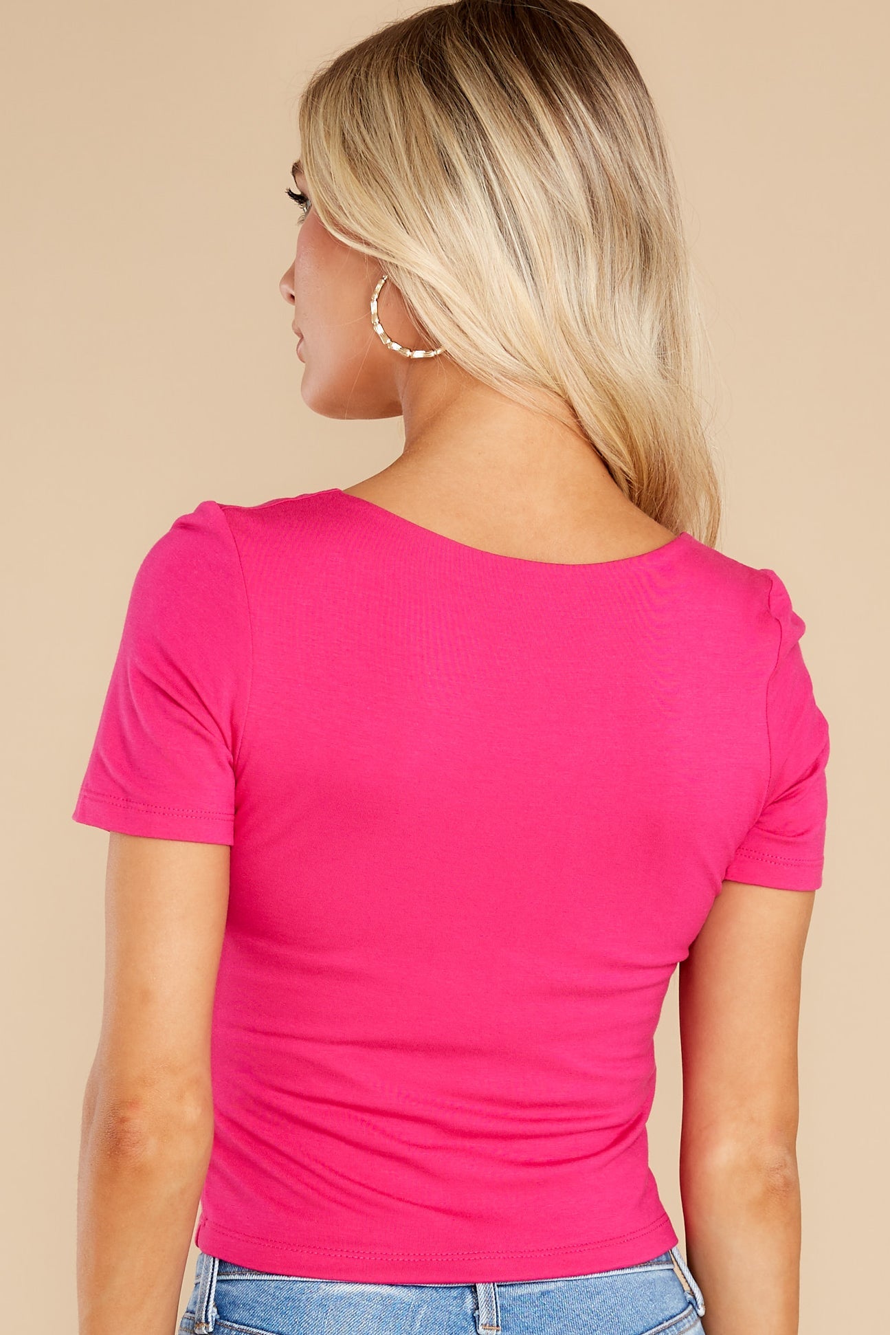 It's Your Day Fuchsia Top