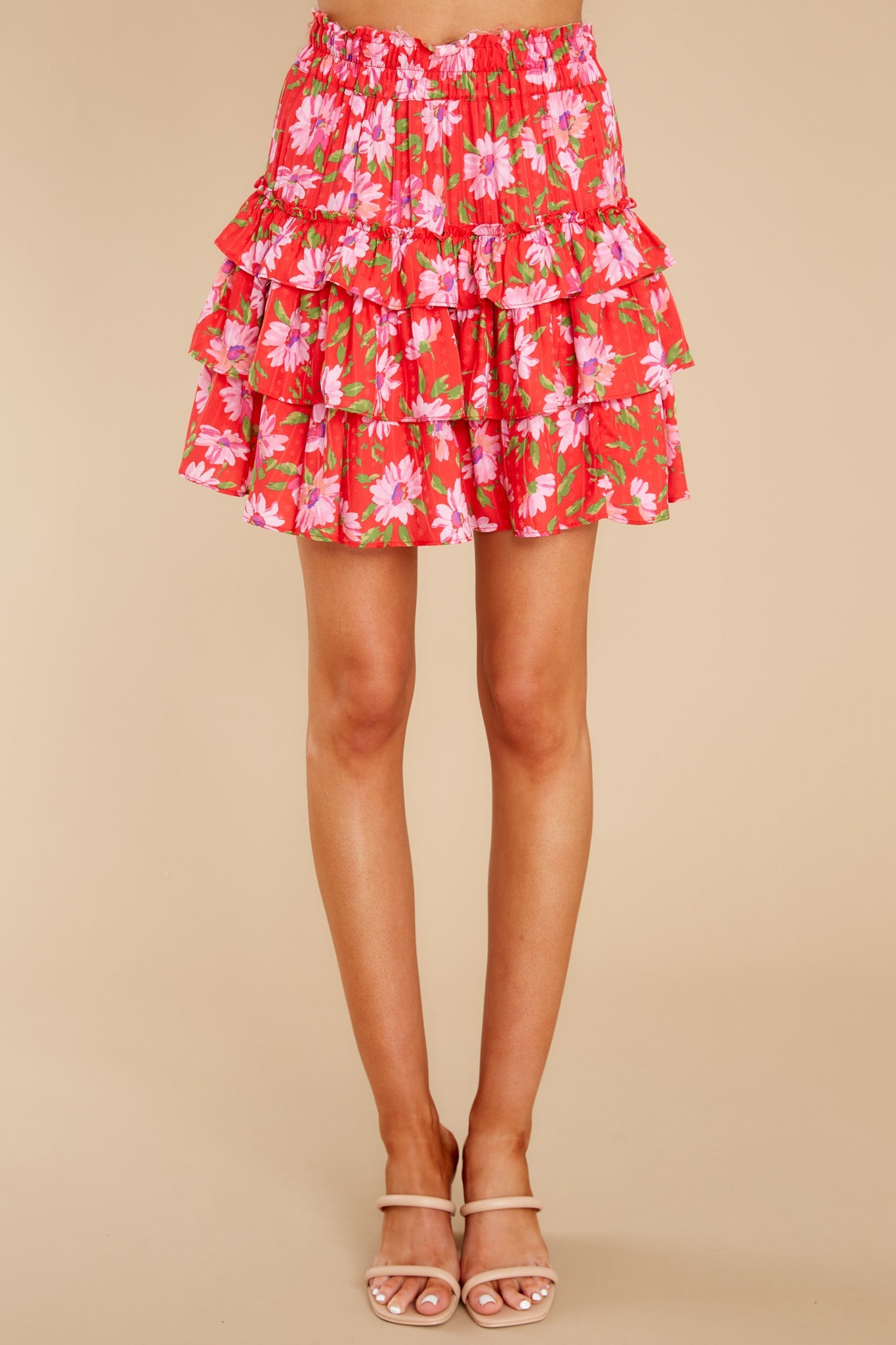 Corbett Mambo Red Mini Skirt