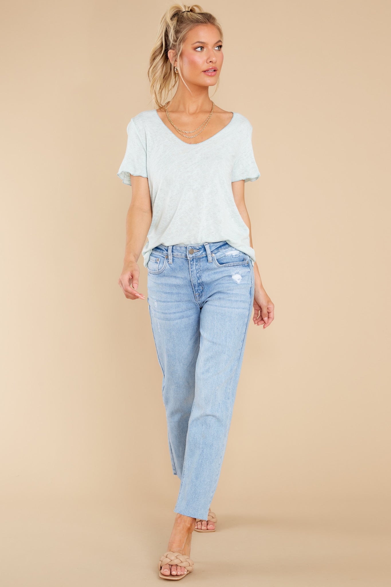 It's All About Simplicity Mint Top