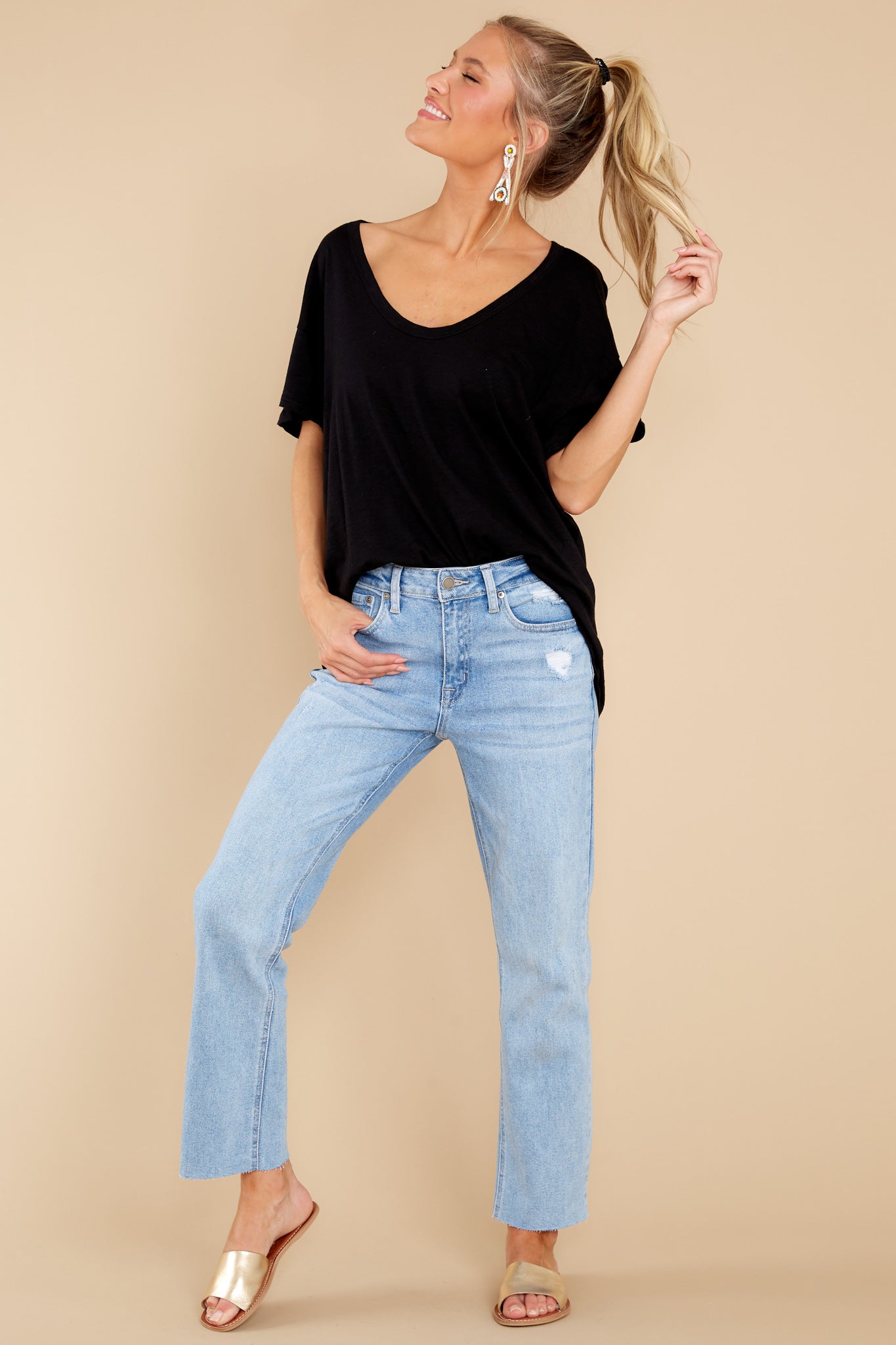 No Time To Lose Black Top