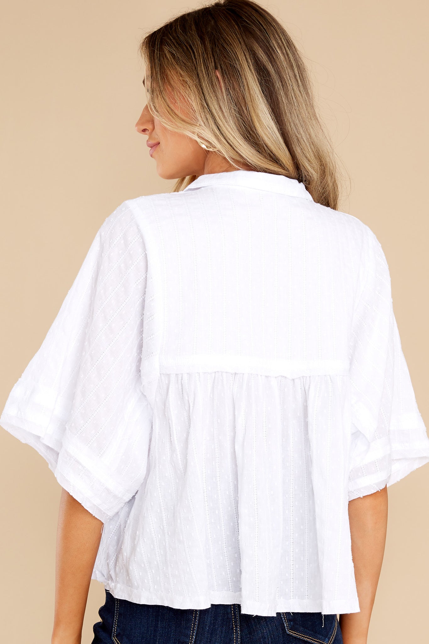 Breezy And Bright White Top
