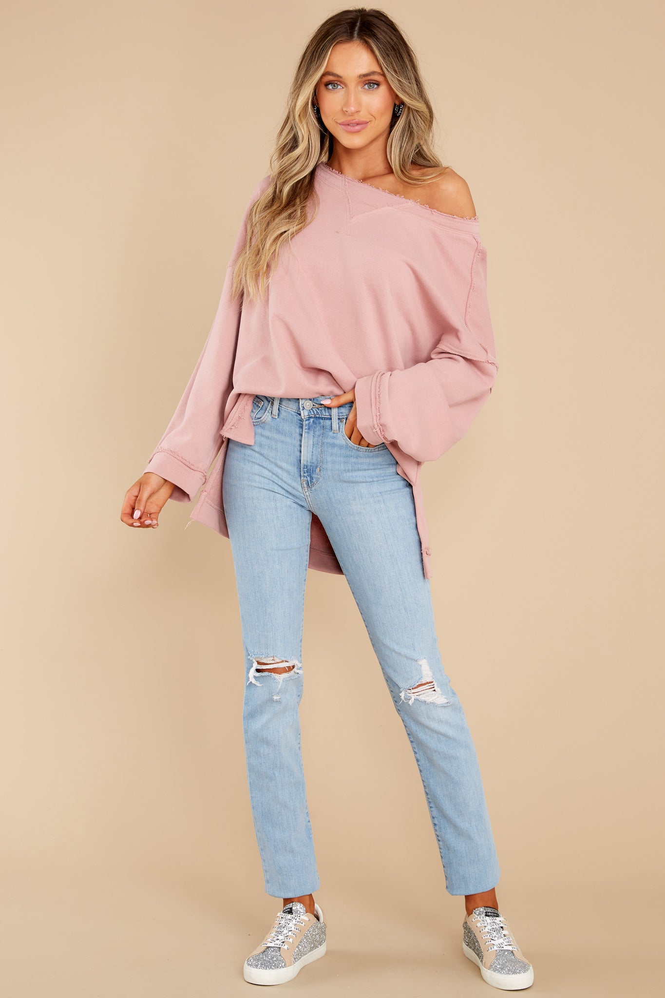 Refresh Your Memory Blush Top