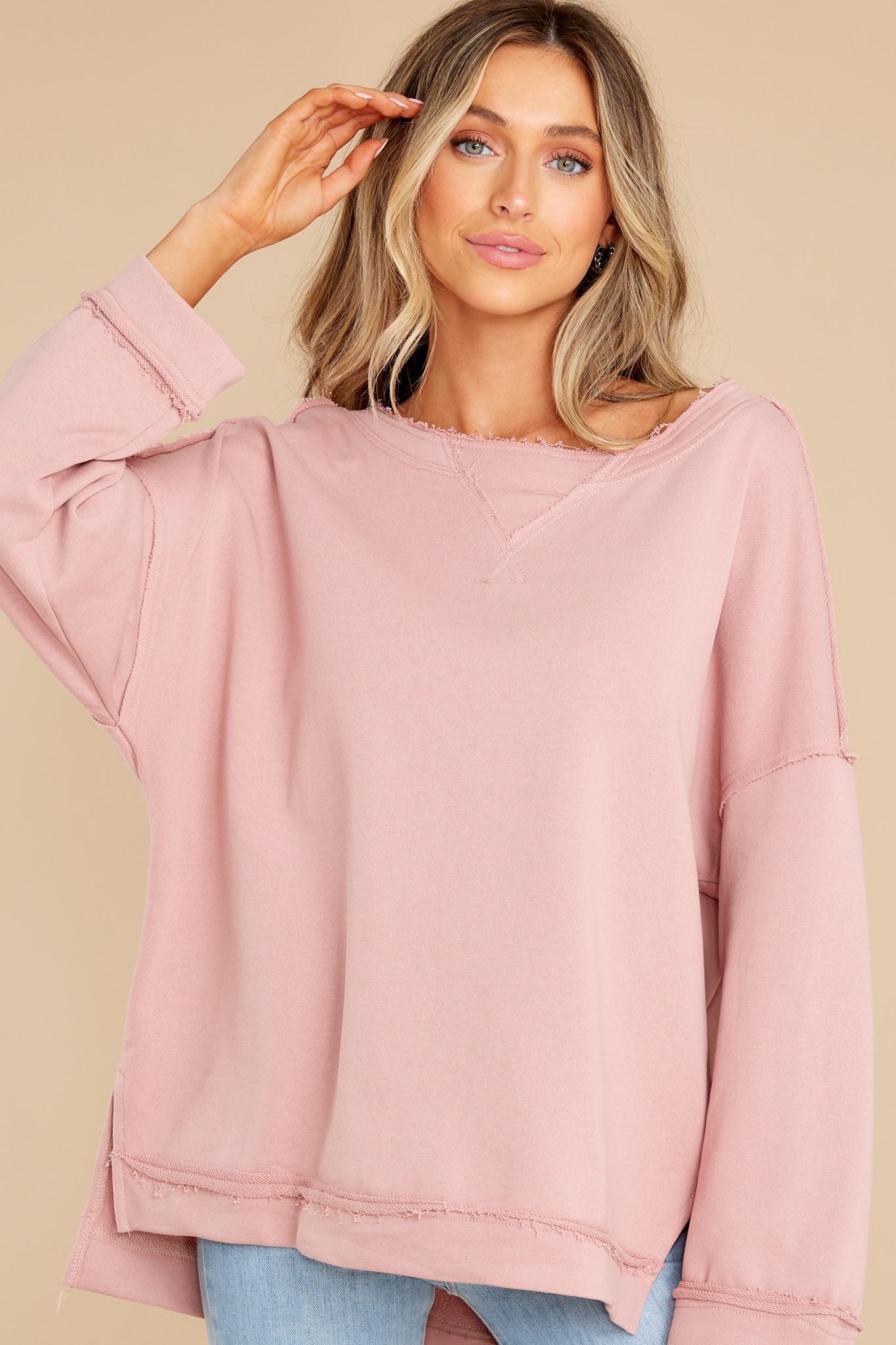 Refresh Your Memory Blush Top