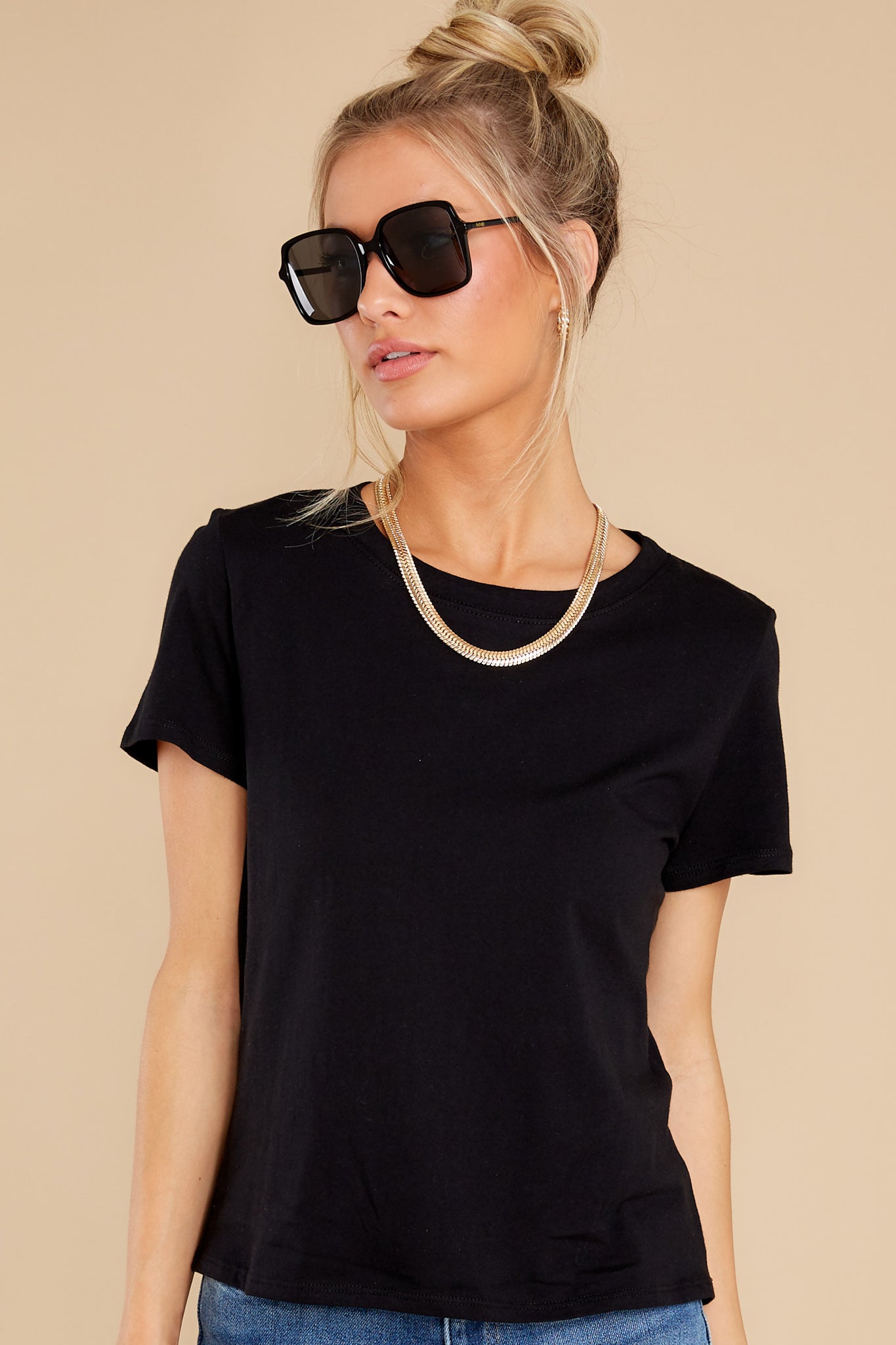 Hot Off The Press Black Tee