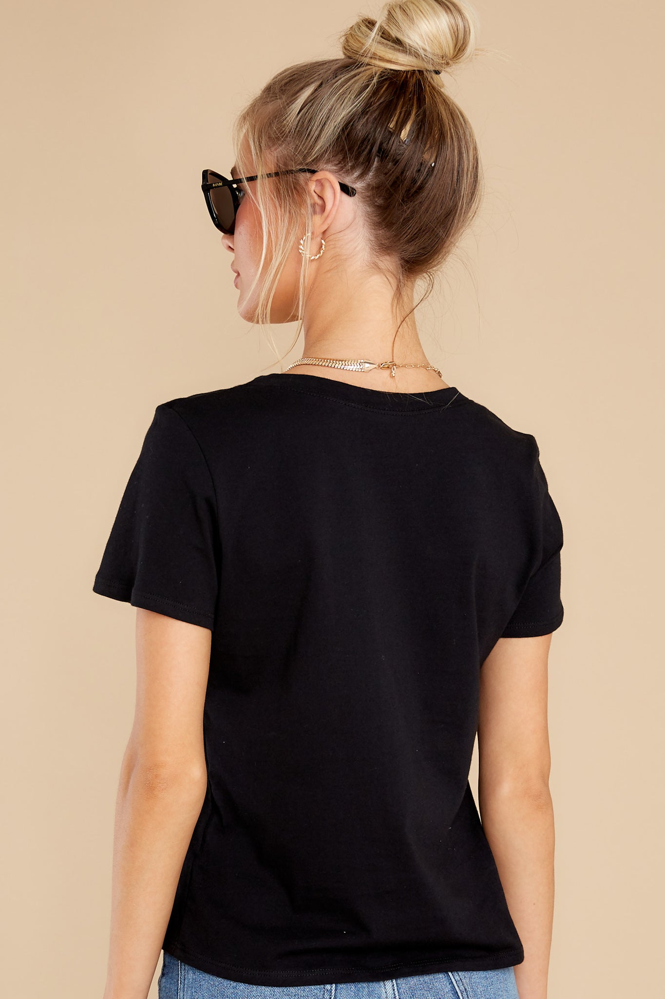 Hot Off The Press Black Tee