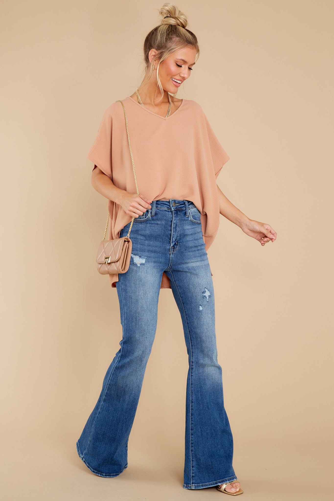 No Frills Apricot Top