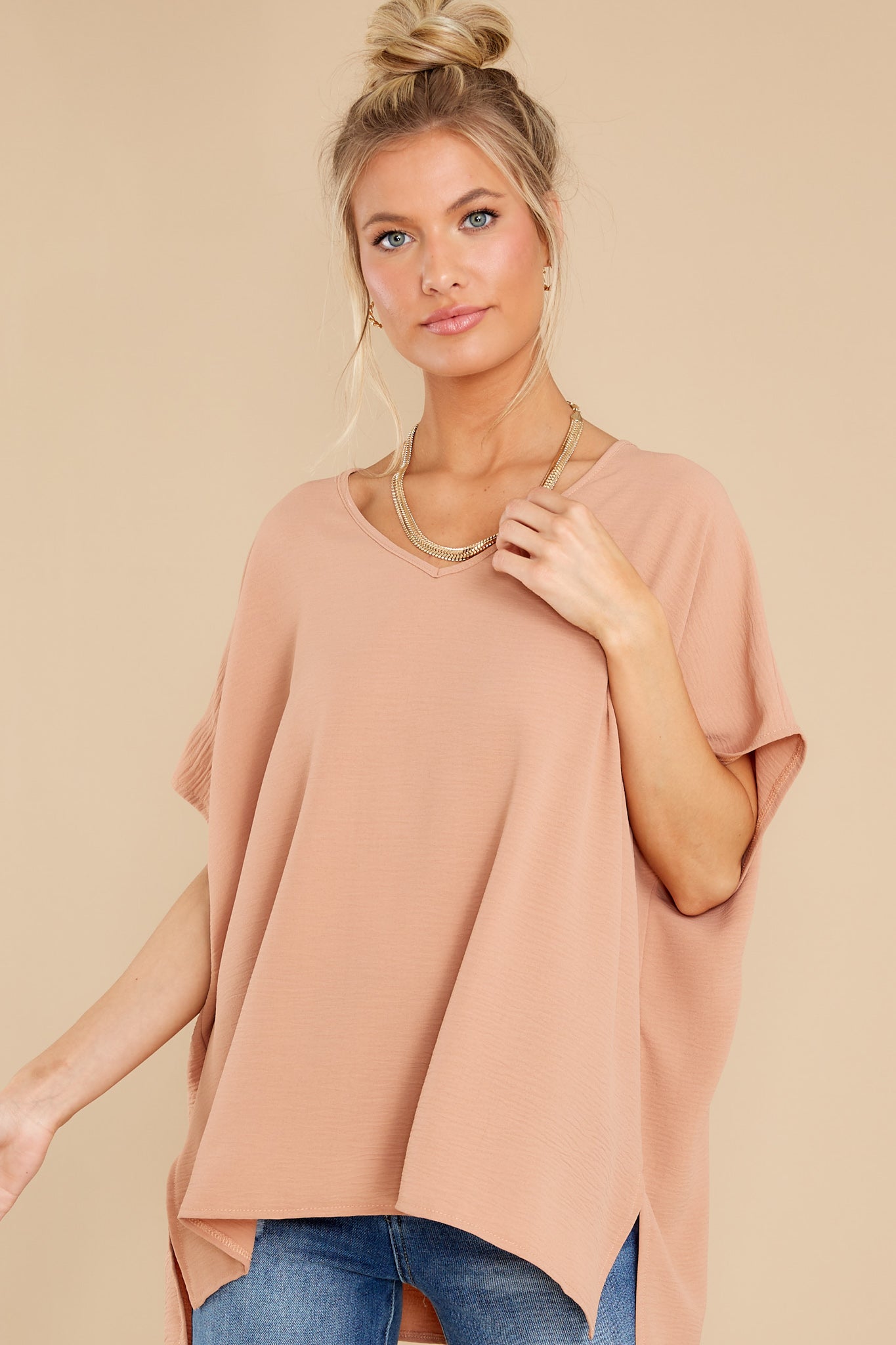 No Frills Apricot Top