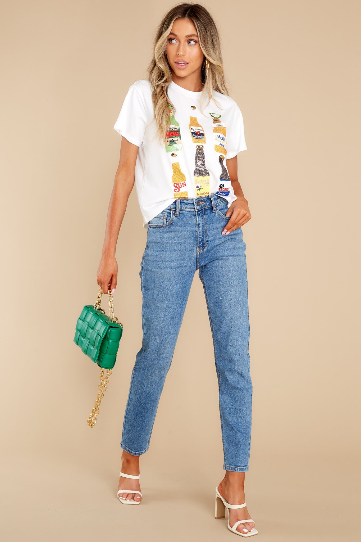 Cinco White Beer Tee