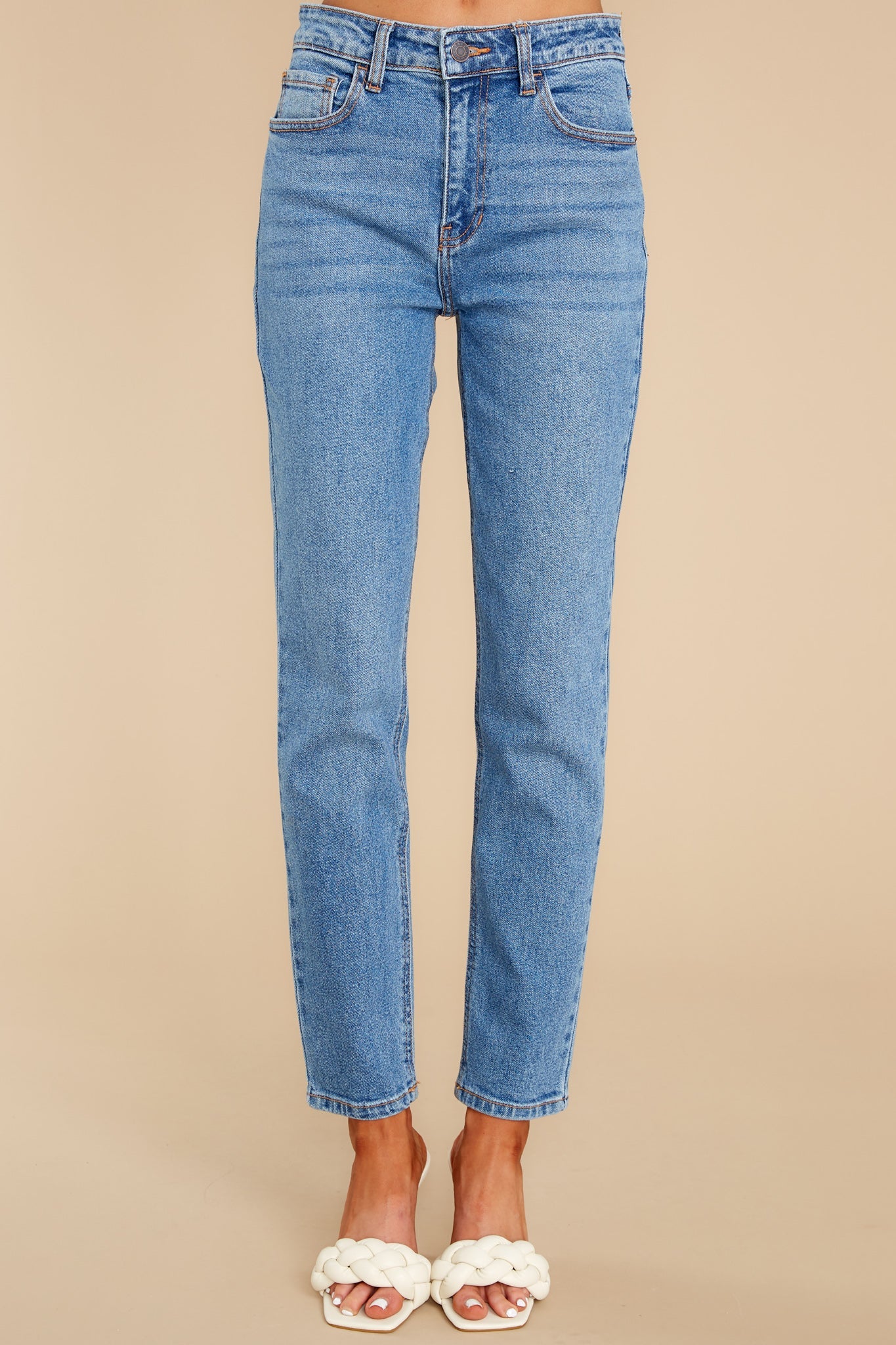 Staple Moment Medium Wash Straight Jeans