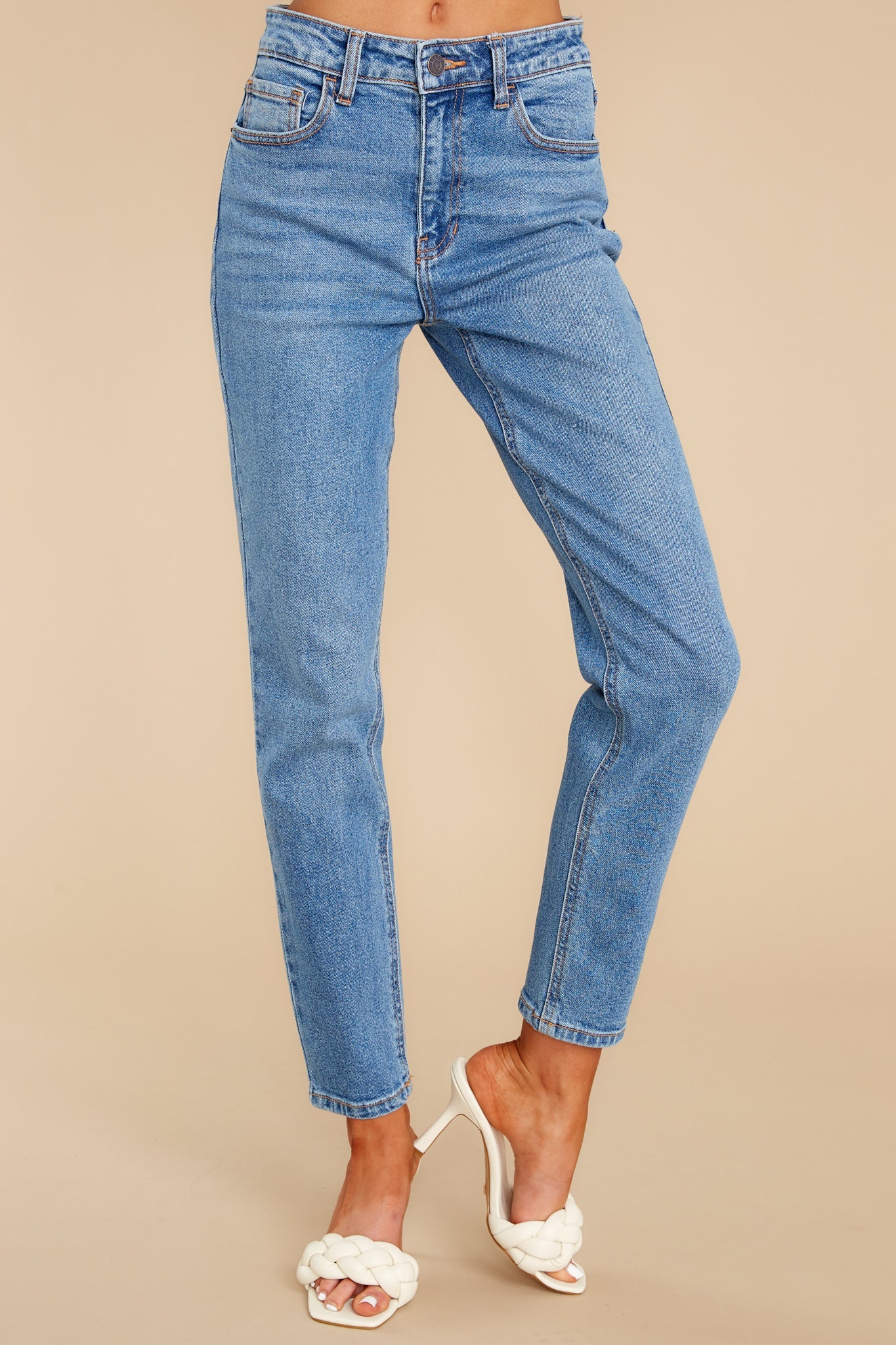 Staple Moment Medium Wash Straight Jeans