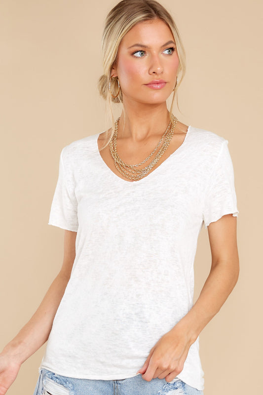 It's All About Simplicity White Top