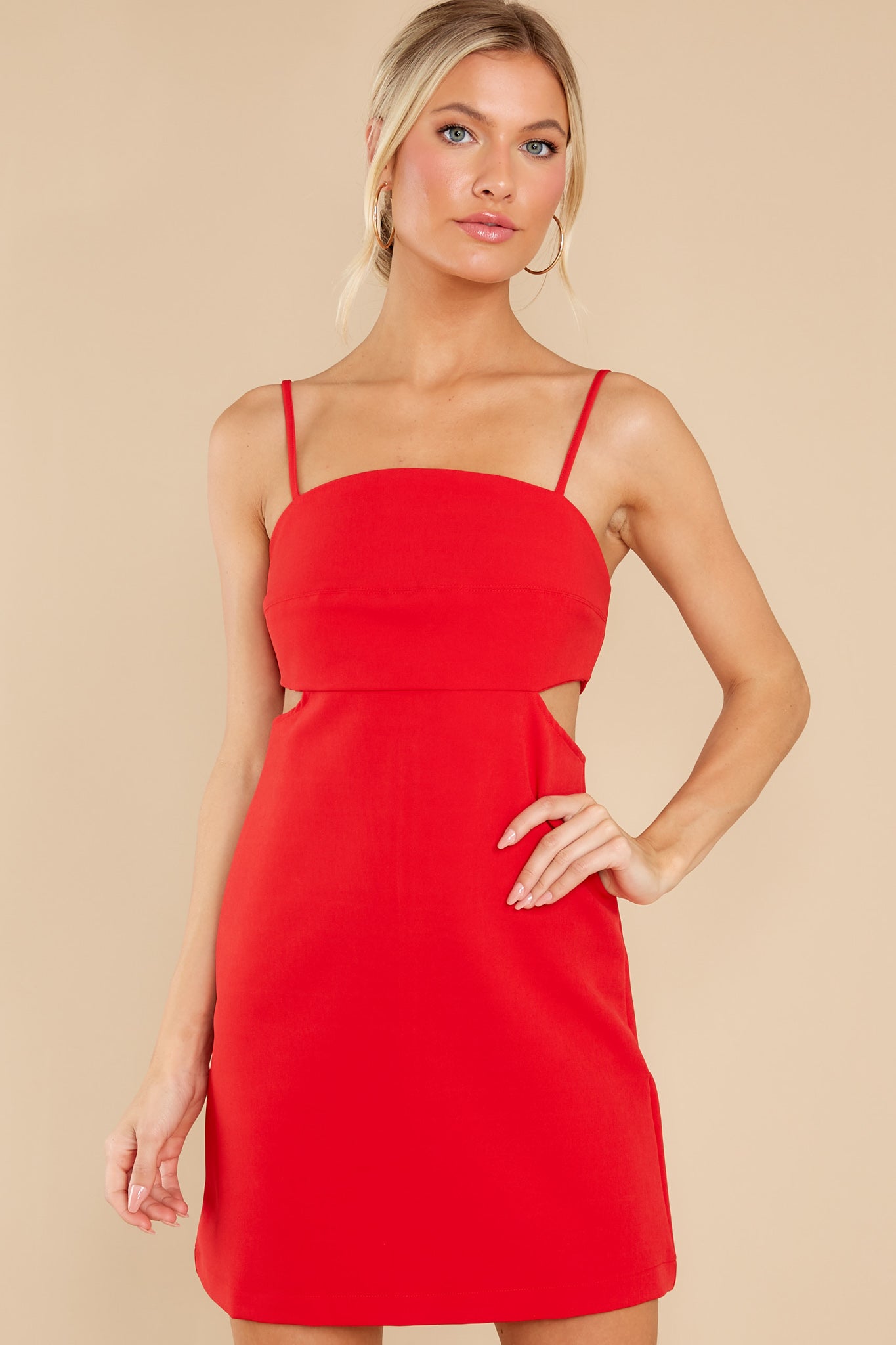 Air Of Confidence Red Dress
