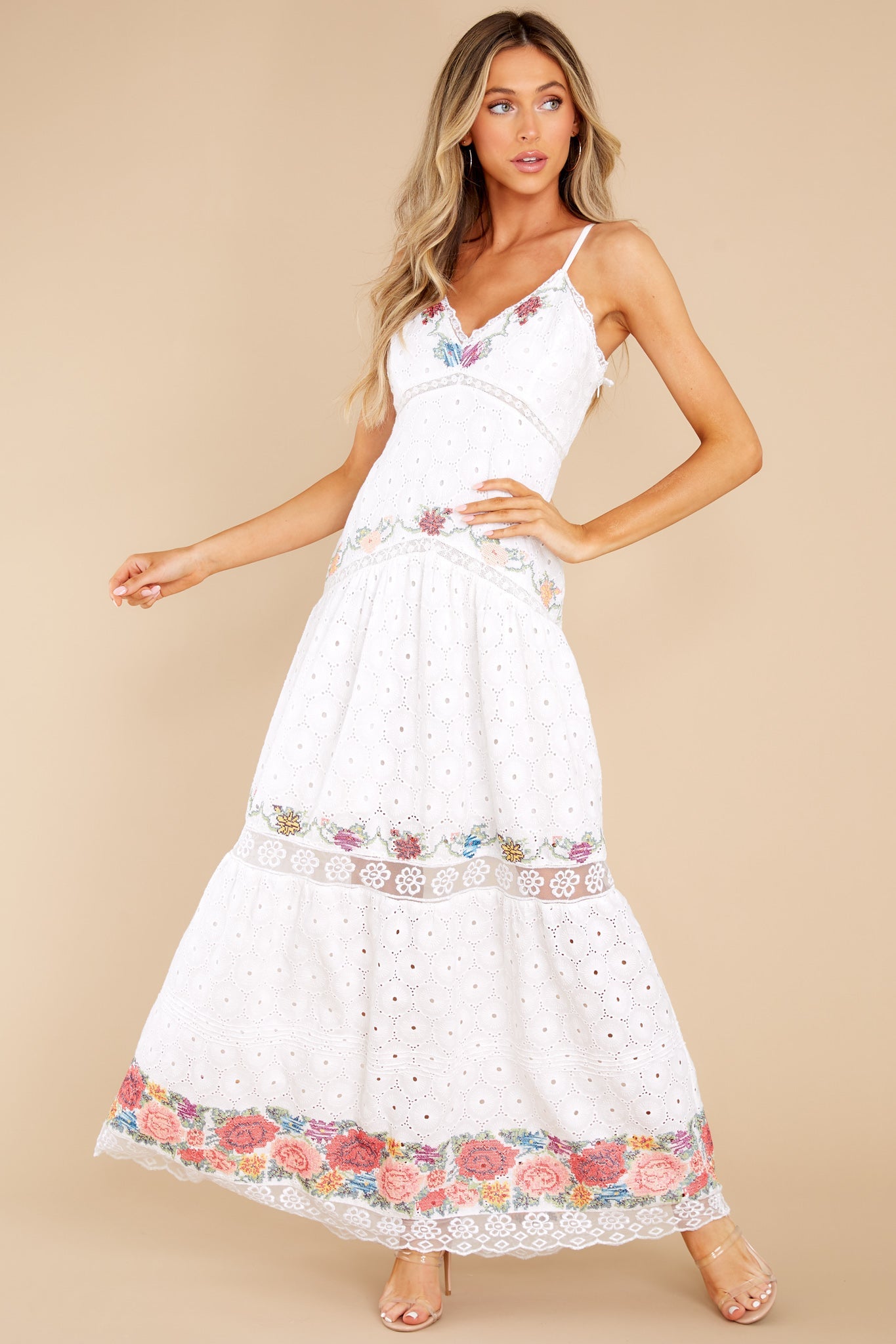 Umi True White Maxi Dress