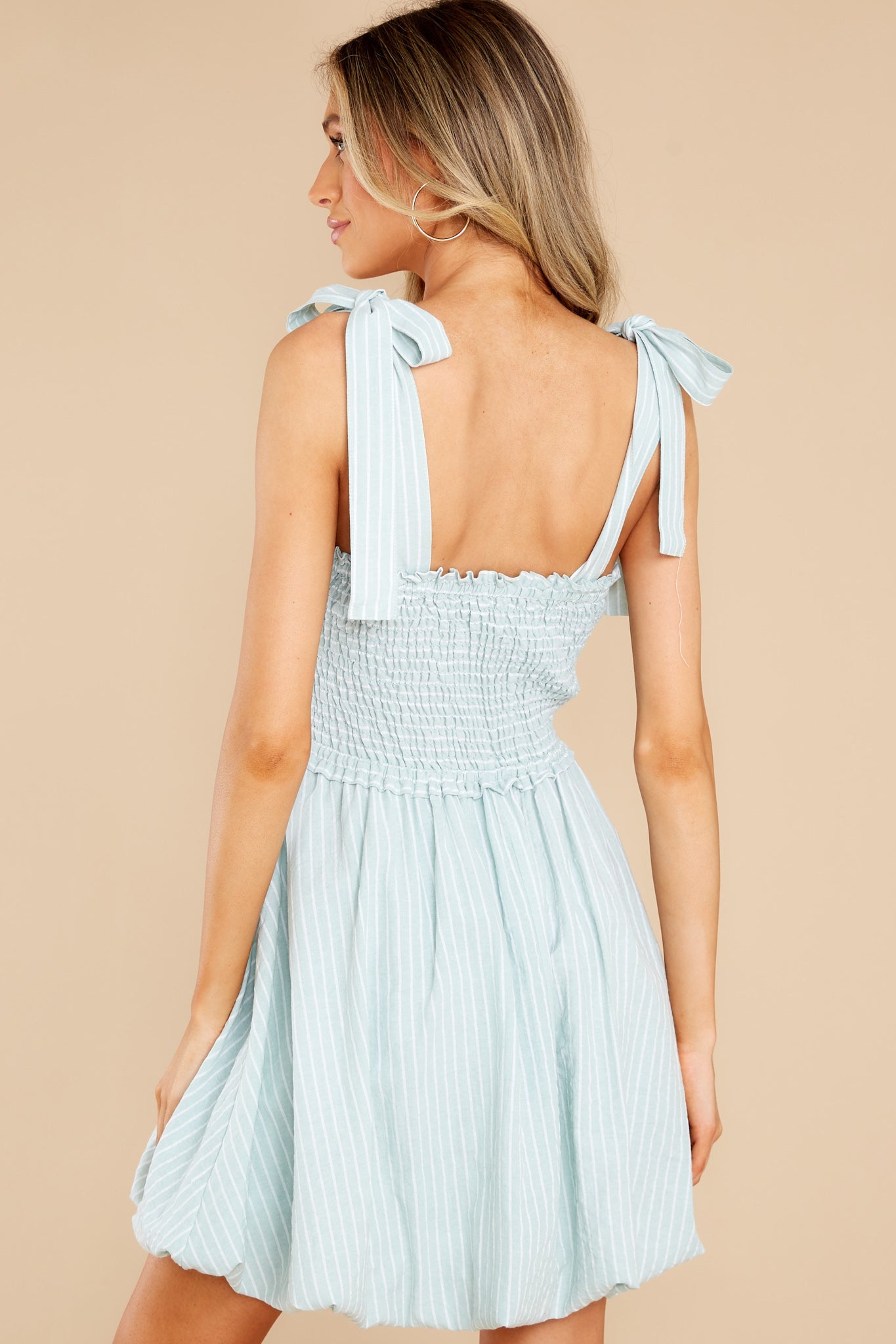 Sincerely Sweet Mint Striped Dress