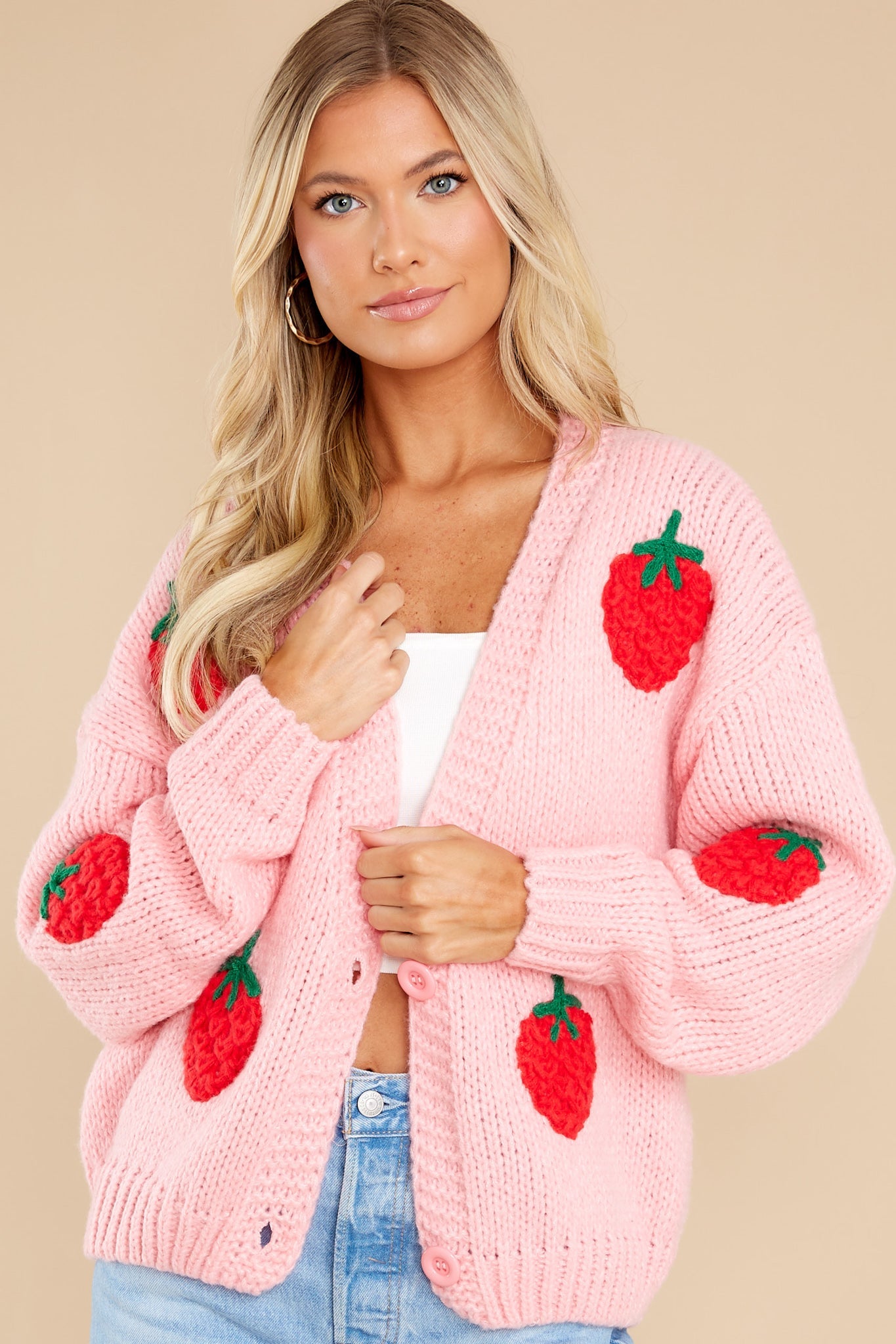 The Sweetest Reason Pink Cardigan