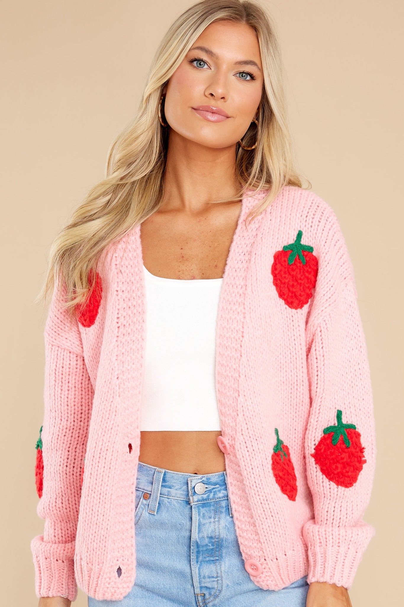 The Sweetest Reason Pink Cardigan