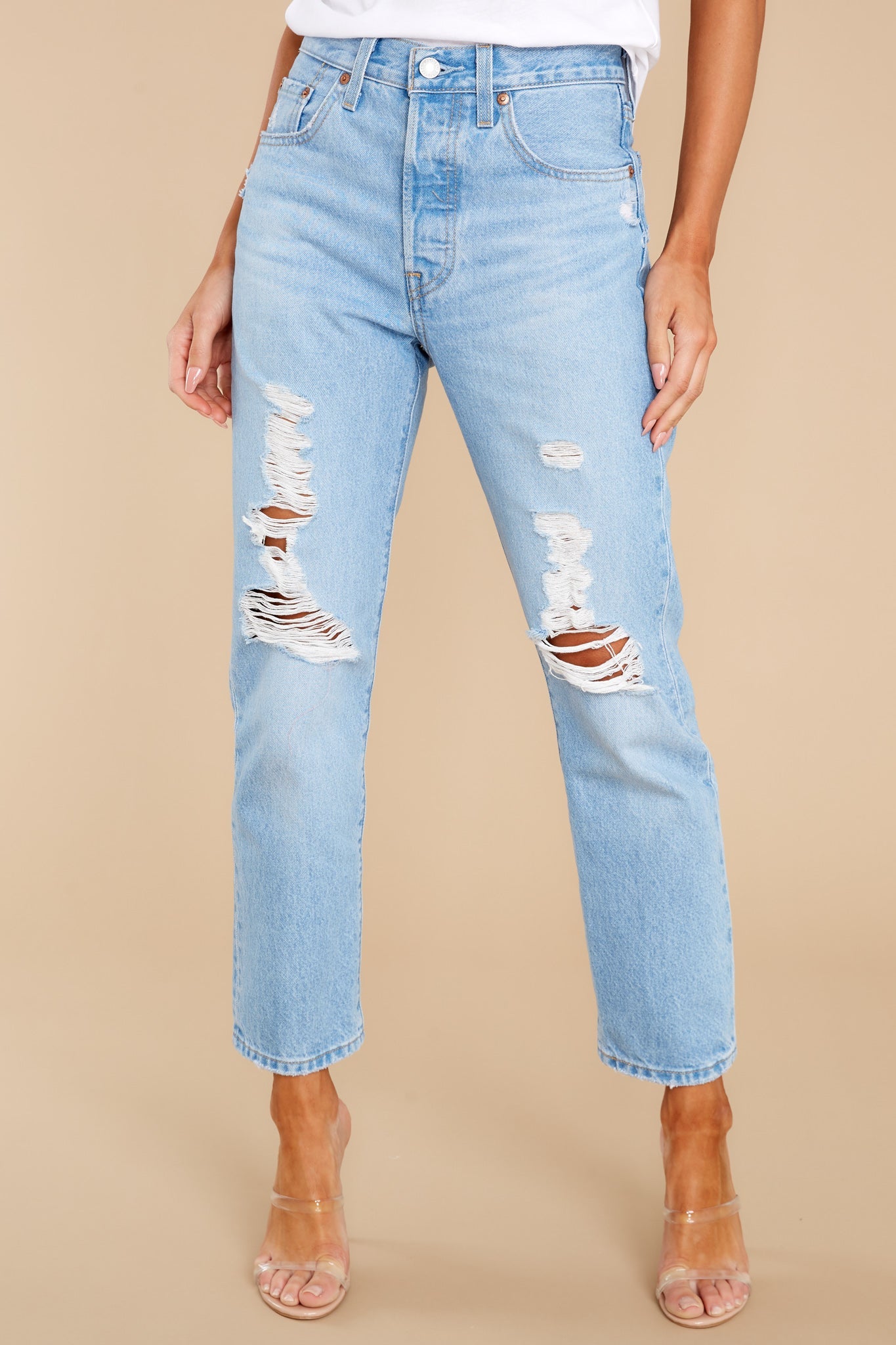 501® Original Cropped Jeans In Ojai Ring