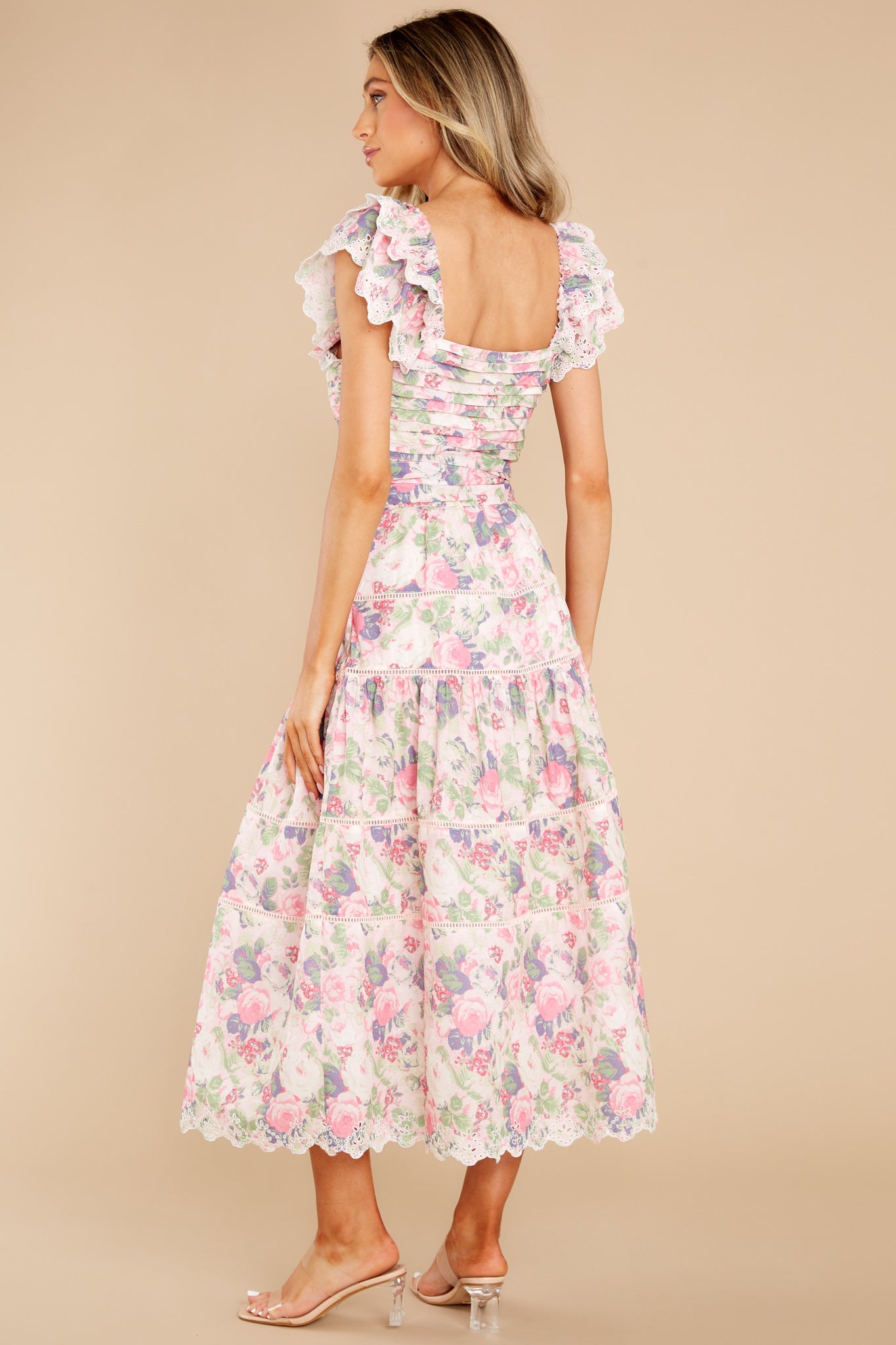 Harlyn Veiled Kiss Midi Dress