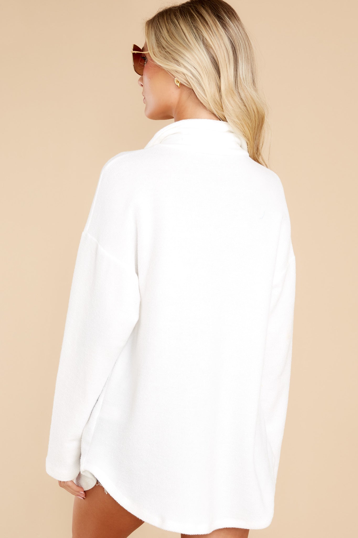 Brisk Chill White Shacket