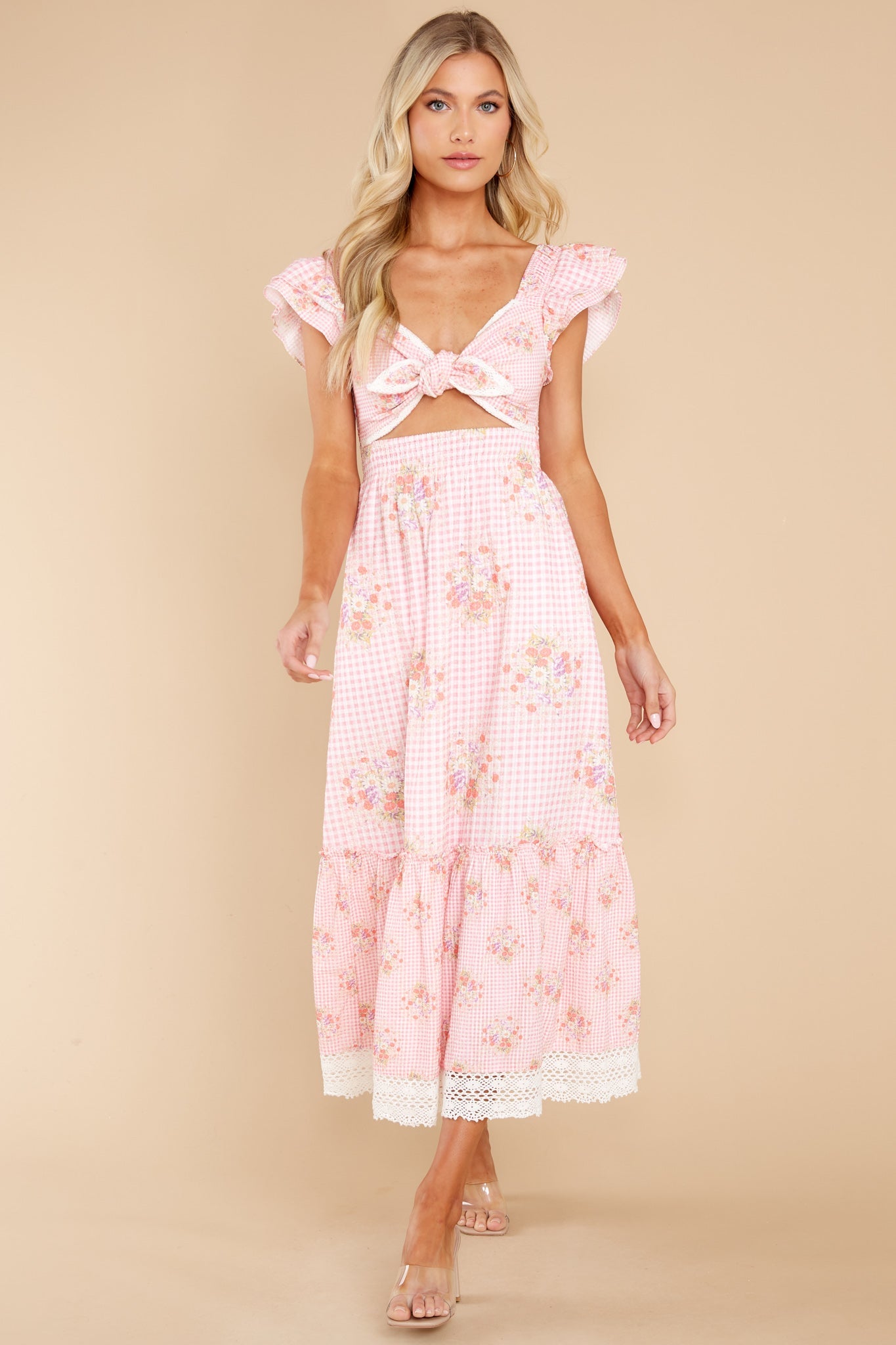 Emeka Berry Picnic Midi Dress
