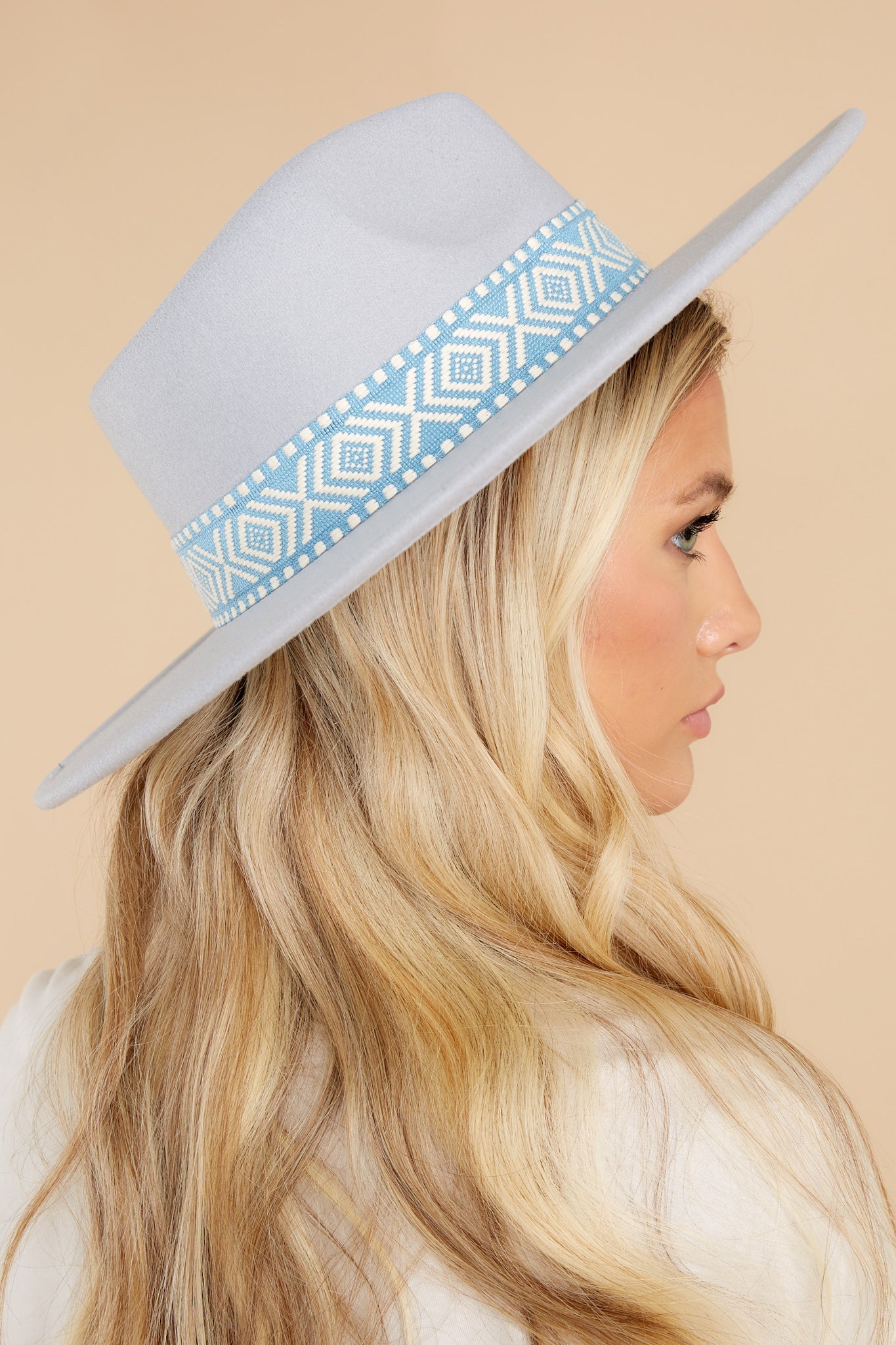 East Meets West Light Blue Hat