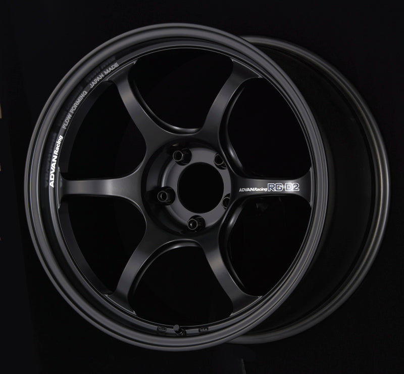 Advan RG-D2 18x10.5" +24 5-120 Semi Gloss Black Wheel