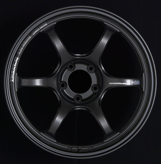 Advan RG-D2 18x10.5" +24 5-120 Semi Gloss Black Wheel