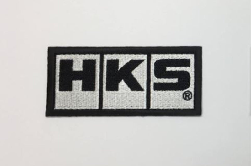 HKS PATCH HKS W105 BLACK & WHITE