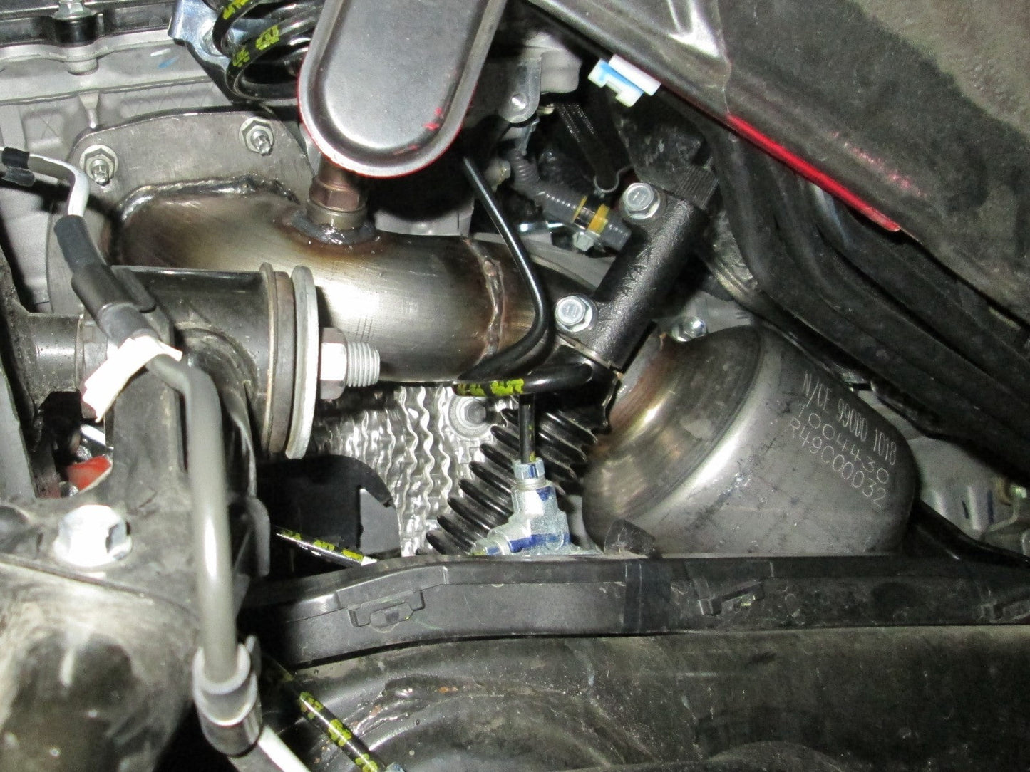 aFe 16-17 Toyota Tacoma V6-3.5L Twisted Steel Down Pipe 409SS w/ Cat (afe48-46012-HC)