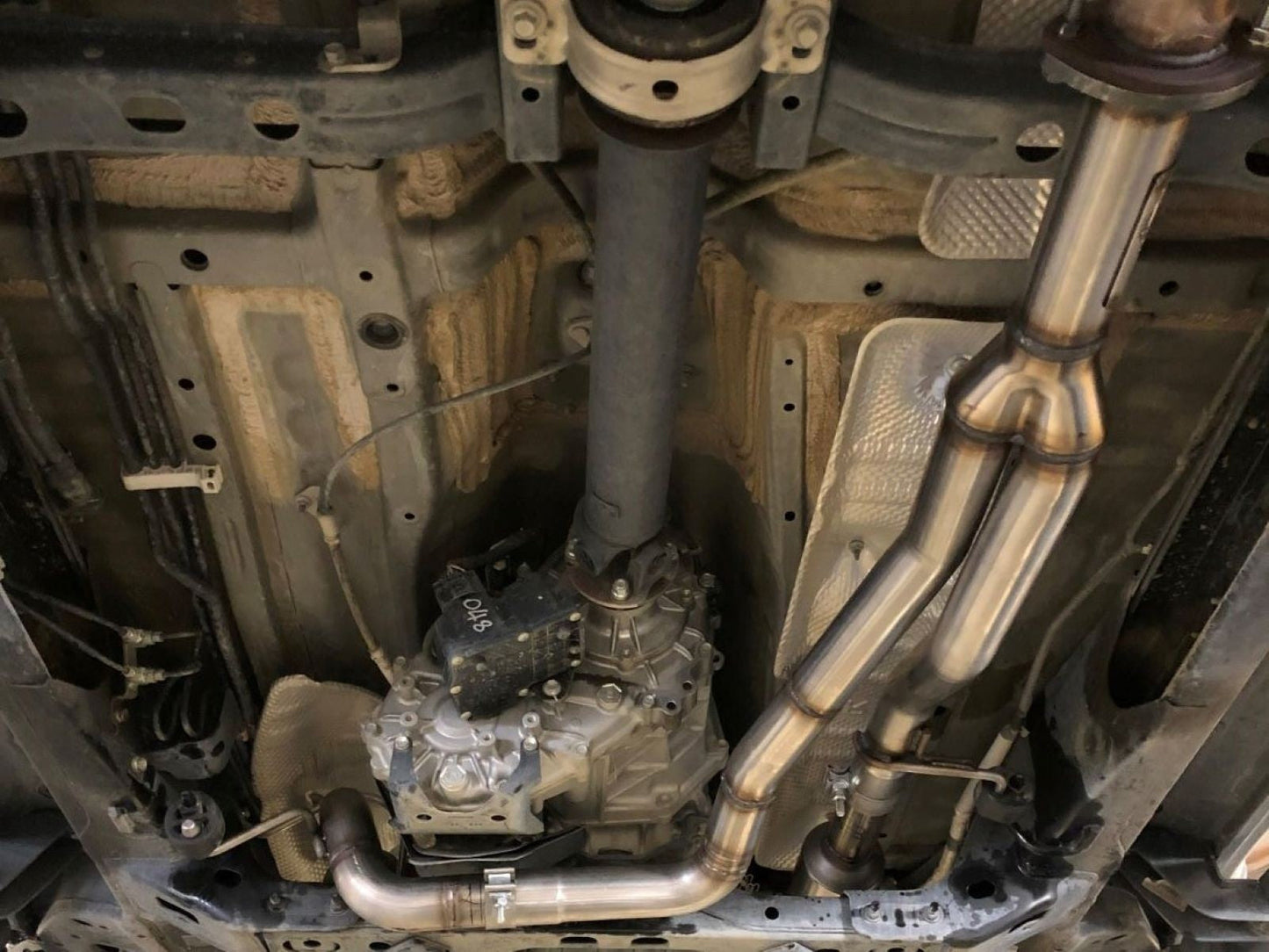 aFe 16-21 Toyota Tacoma Power Twisted Steel Y-Pipe w/ Cat SS V6 3.5L (4WD Only) (afe48-46013-RC)